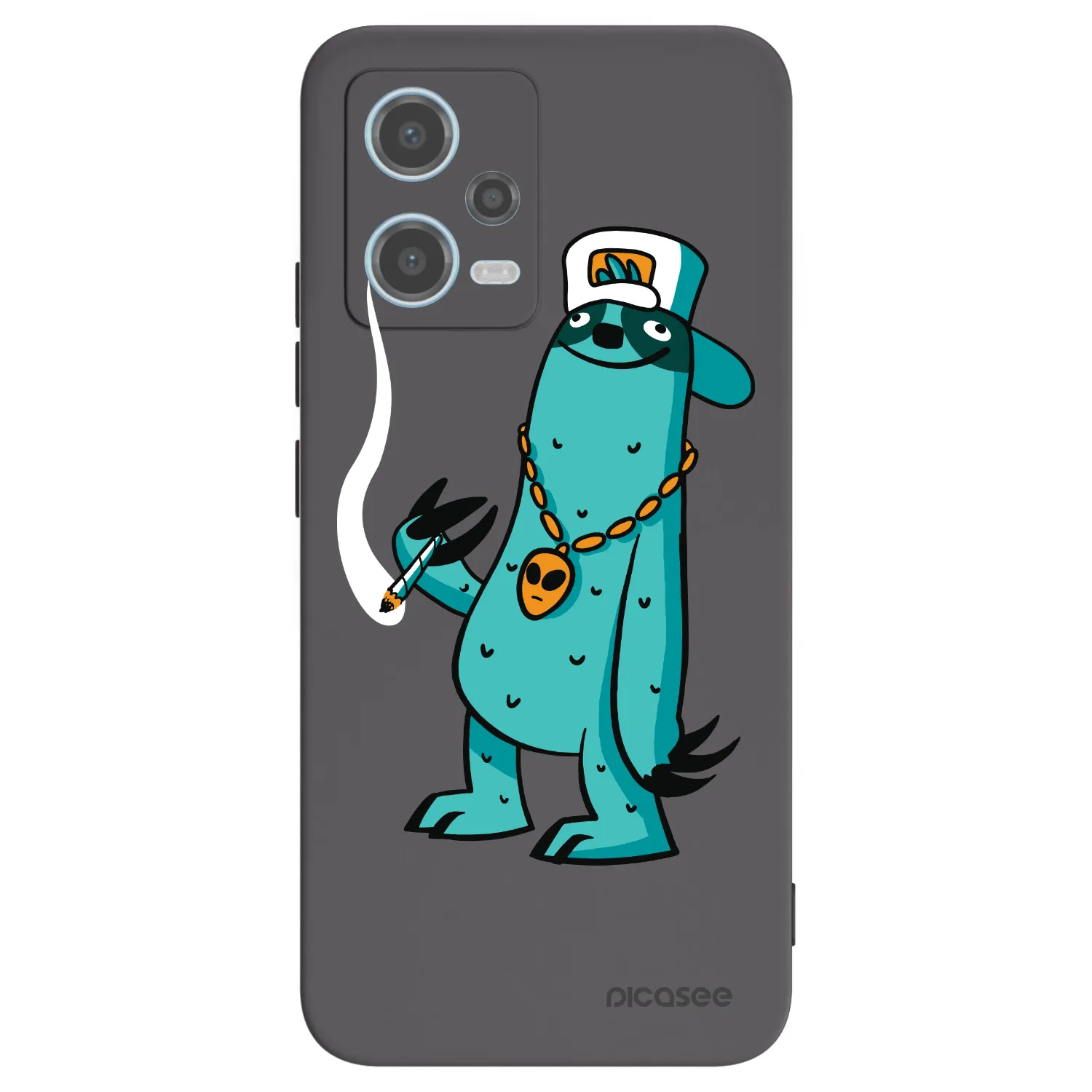 Picasee silikonový černý obal pro Xiaomi Redmi Note 12 5G - Earth - Je mi fajn