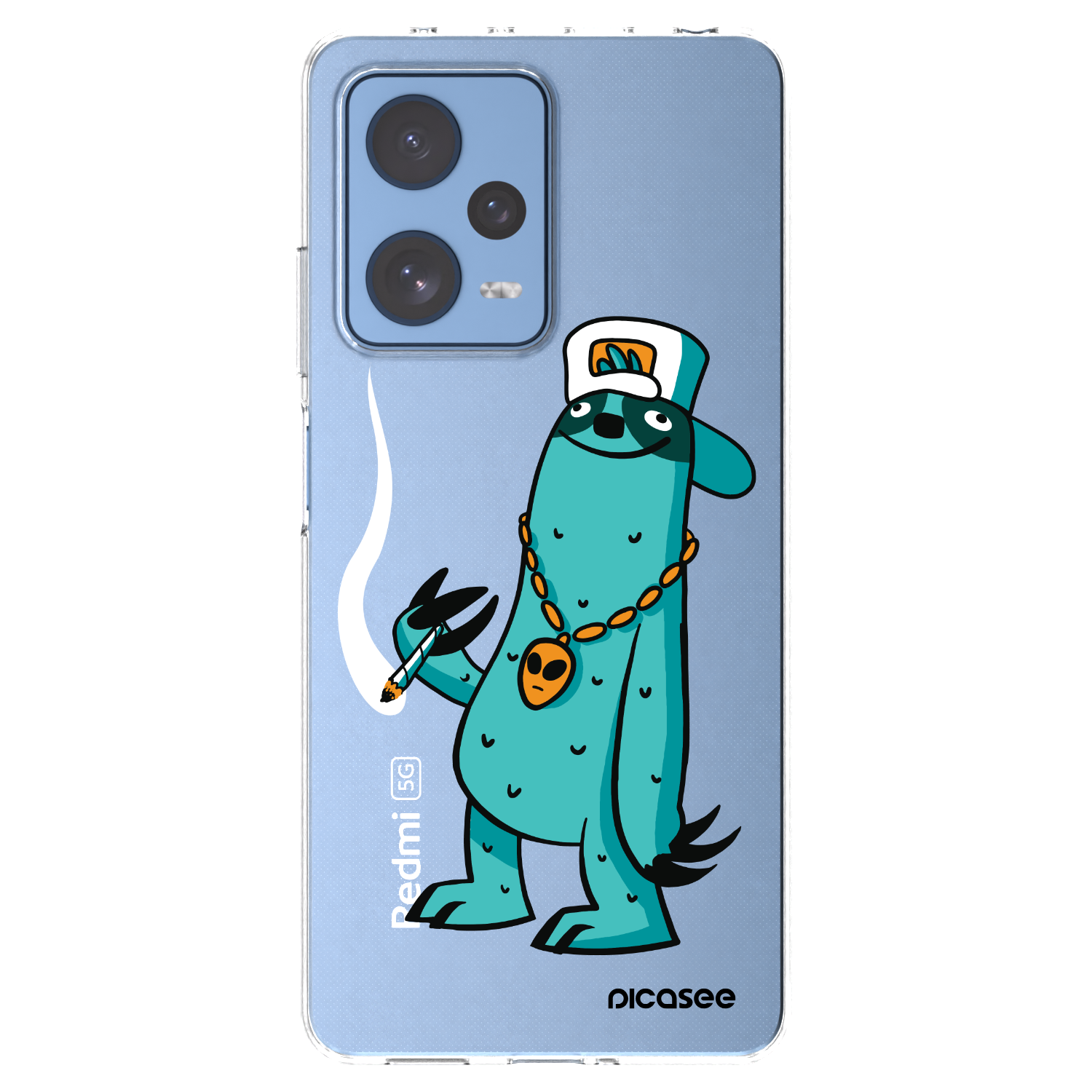 Picasee silikonový průhledný obal pro Xiaomi Redmi Note 12 Pro 5G - Earth - Je mi fajn