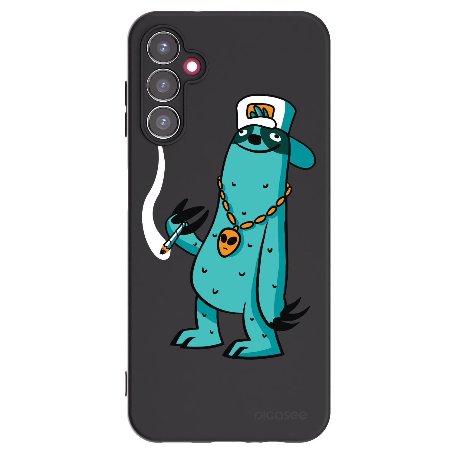 Picasee silikonový černý obal pro Samsung Galaxy A14 5G A146P - Earth - Je mi fajn