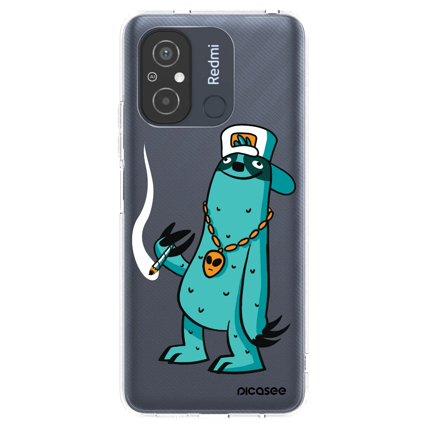 Picasee silikonový průhledný obal pro Xiaomi Redmi 12C - Earth - Je mi fajn