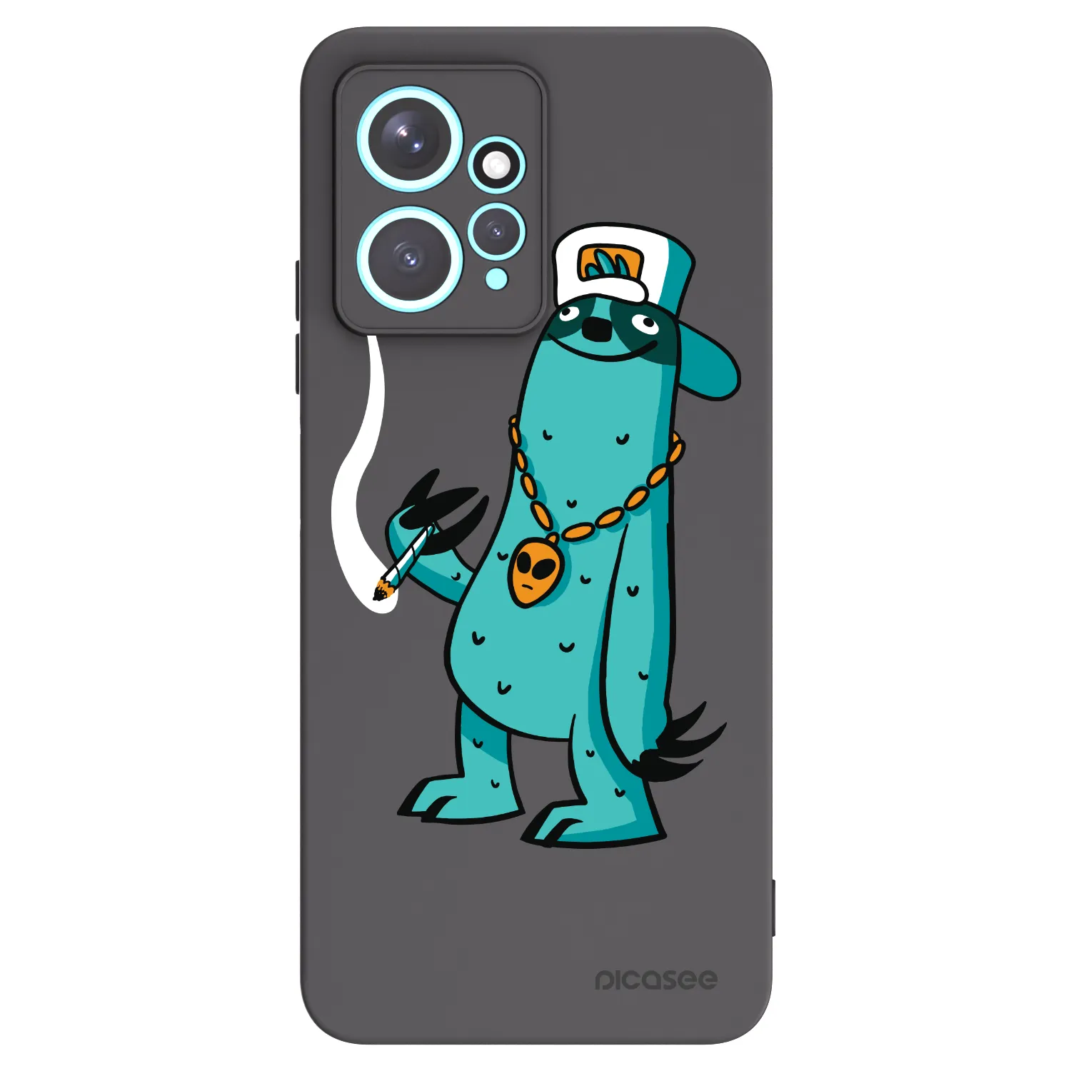 Picasee silikonový černý obal pro Xiaomi Redmi Note 12 4G - Earth - Je mi fajn
