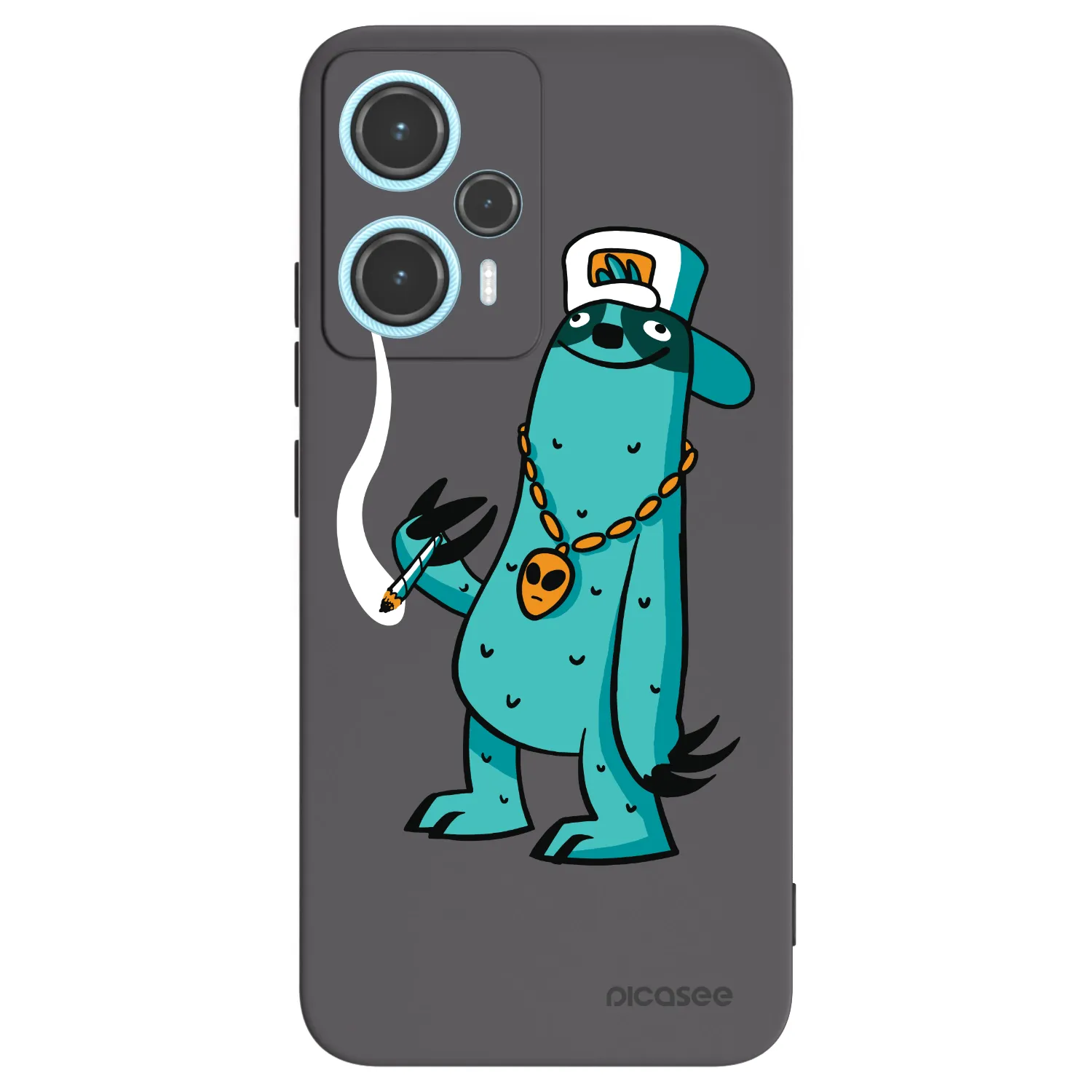 Picasee silikonový černý obal pro Xiaomi Poco F5 - Earth - Je mi fajn