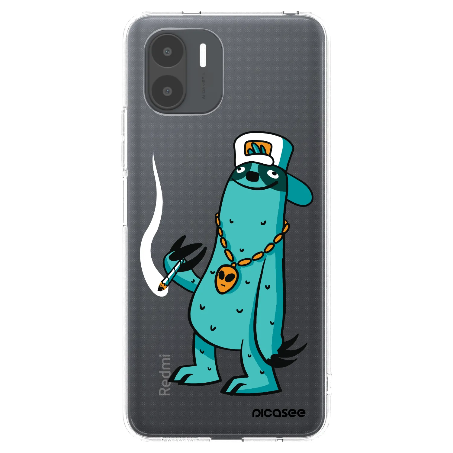 Picasee silikonový průhledný obal pro Xiaomi Redmi A2 - Earth - Je mi fajn