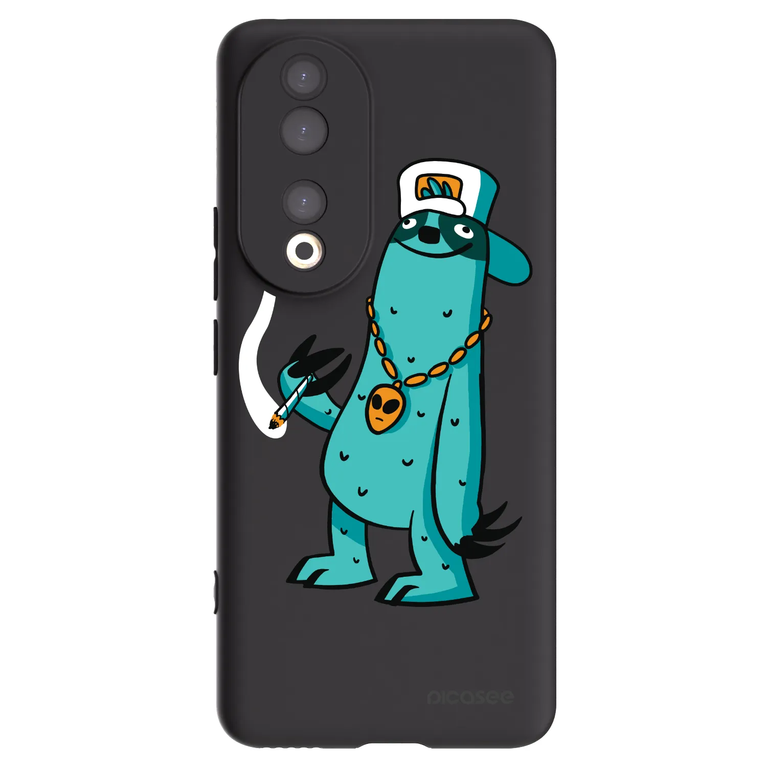 Picasee silikonový černý obal pro Honor 90 5G - Earth - Je mi fajn