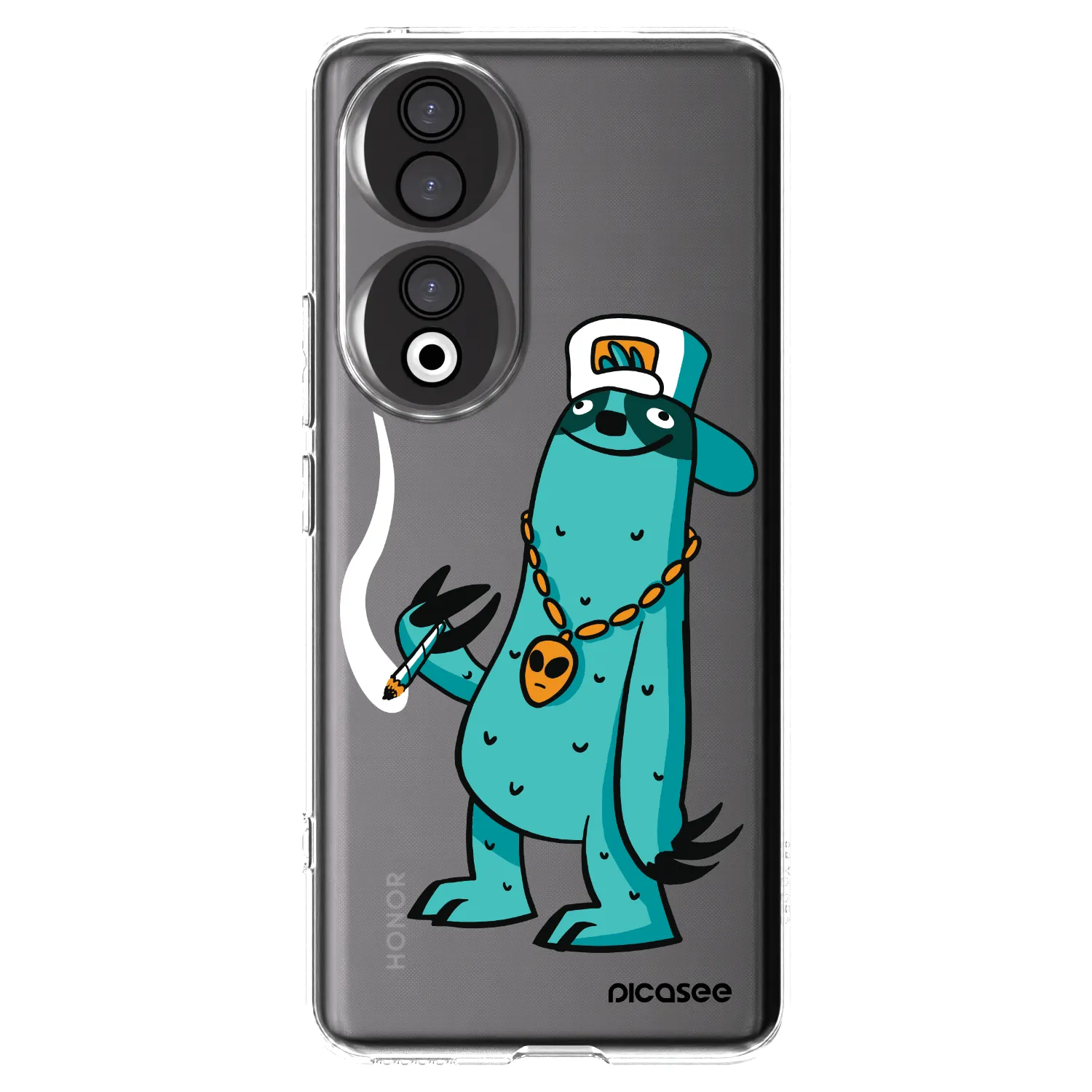 Picasee silikonový průhledný obal pro Honor 90 5G - Earth - Je mi fajn