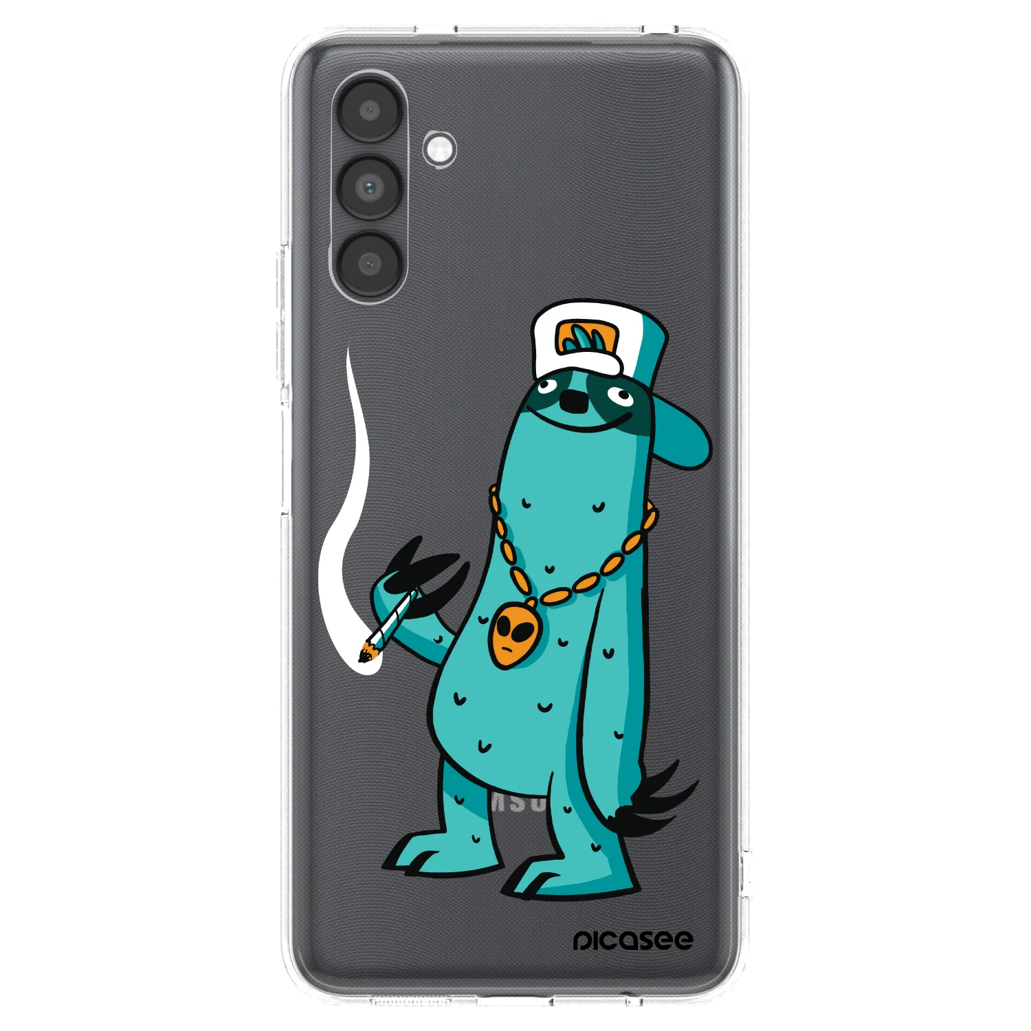 Picasee silikonový průhledný obal pro Samsung Galaxy A04s A047F - Earth - Je mi fajn