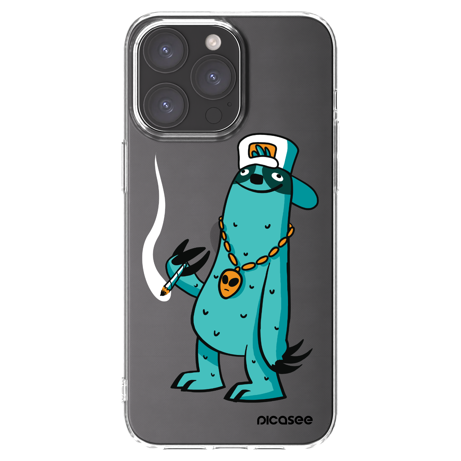 Picasee silikonový průhledný obal pro Apple iPhone 15 Pro Max - Earth - Je mi fajn