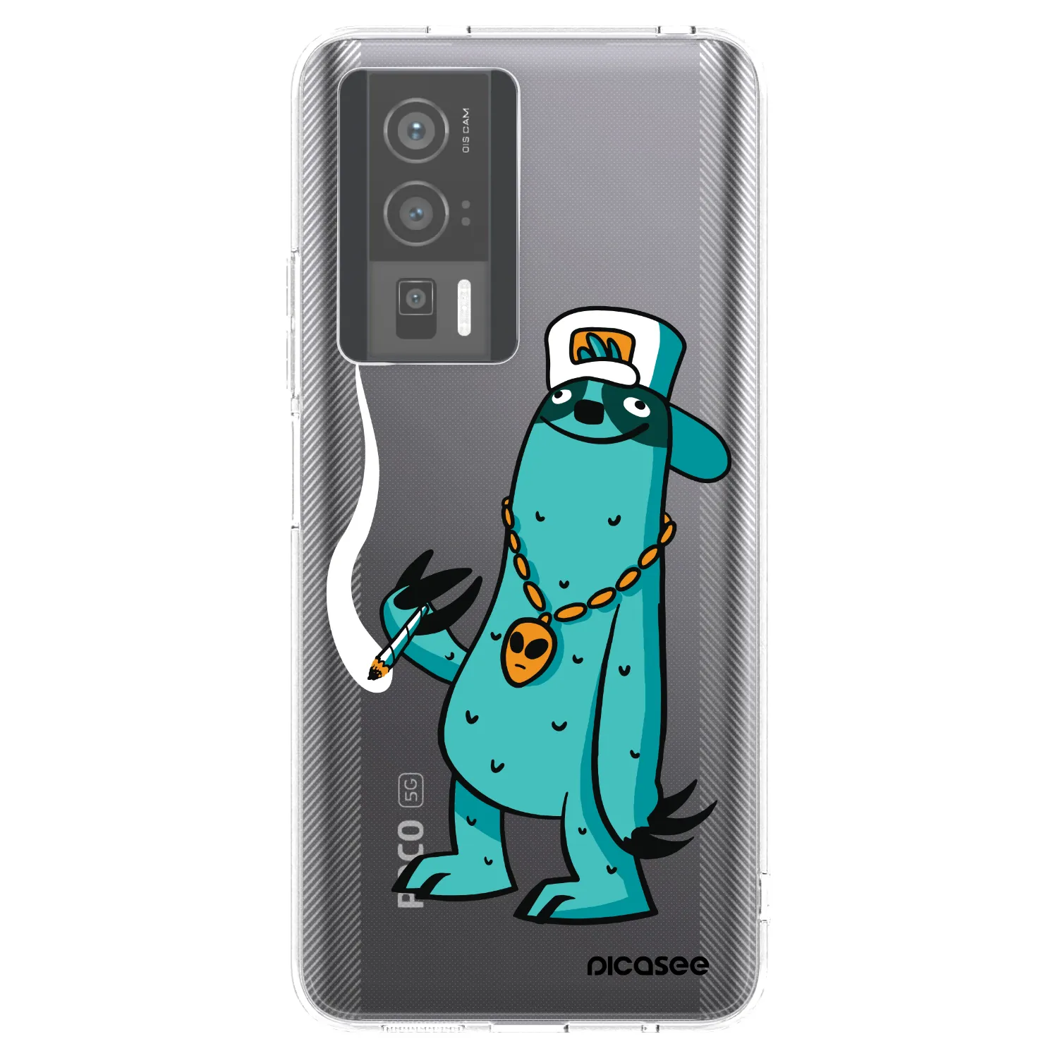 Picasee silikonový průhledný obal pro Xiaomi Poco F5 Pro 5G - Earth - Je mi fajn