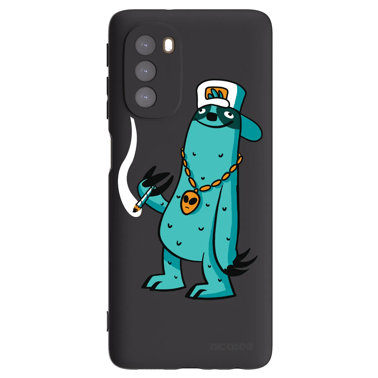 Picasee silikonový černý obal pro Motorola Moto G51 - Earth - Je mi fajn