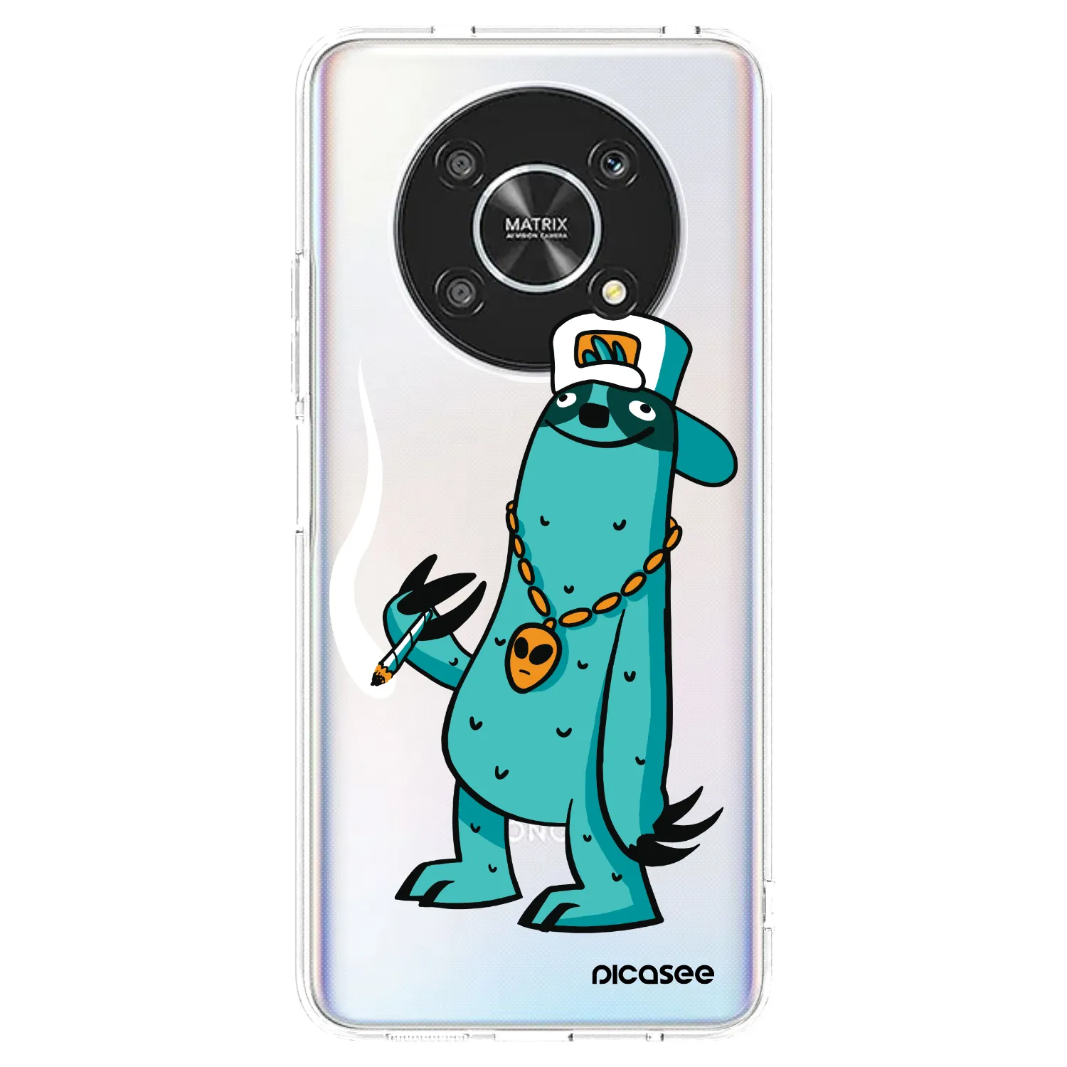 Picasee silikonový průhledný obal pro Honor Magic4 Lite 5G - Earth - Je mi fajn