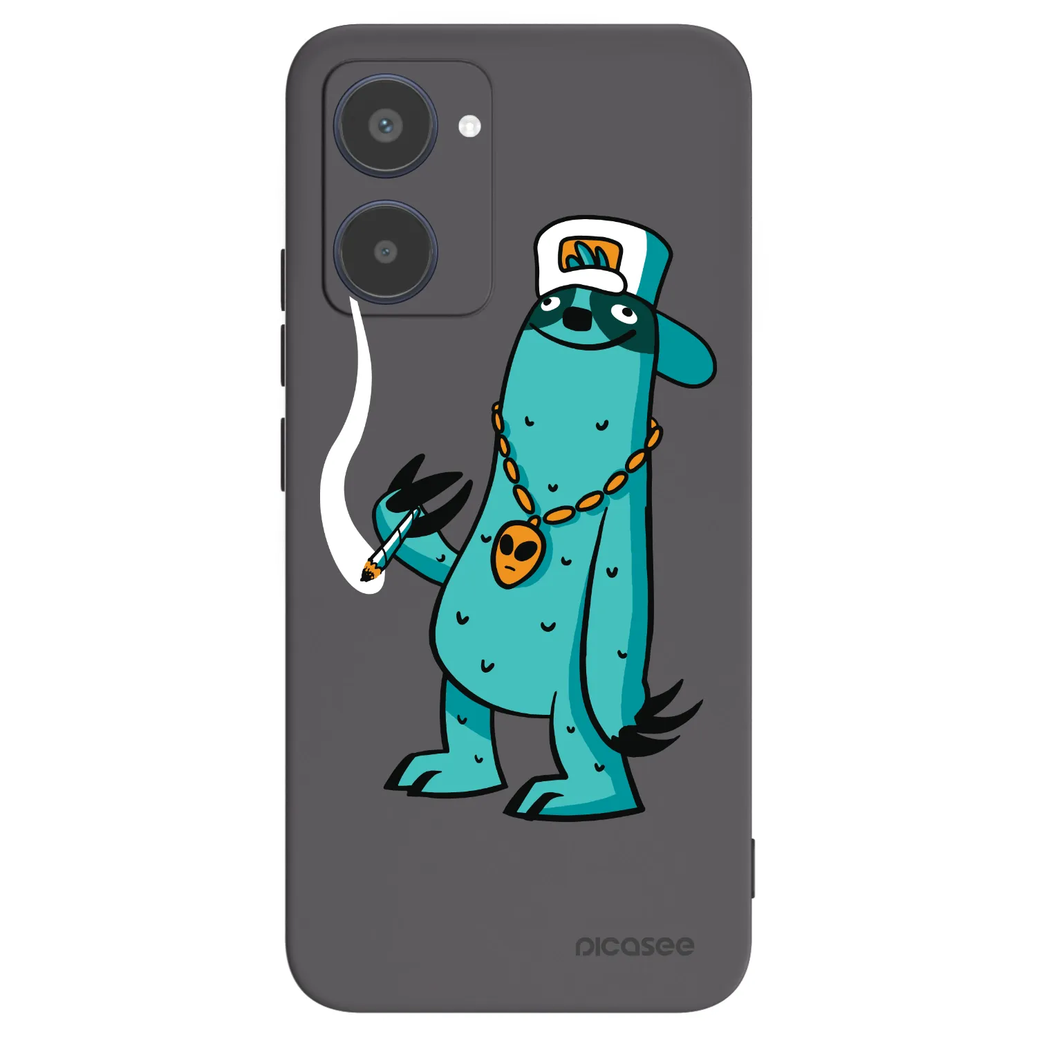 Picasee silikonový černý obal pro Realme 10 4G - Earth - Je mi fajn