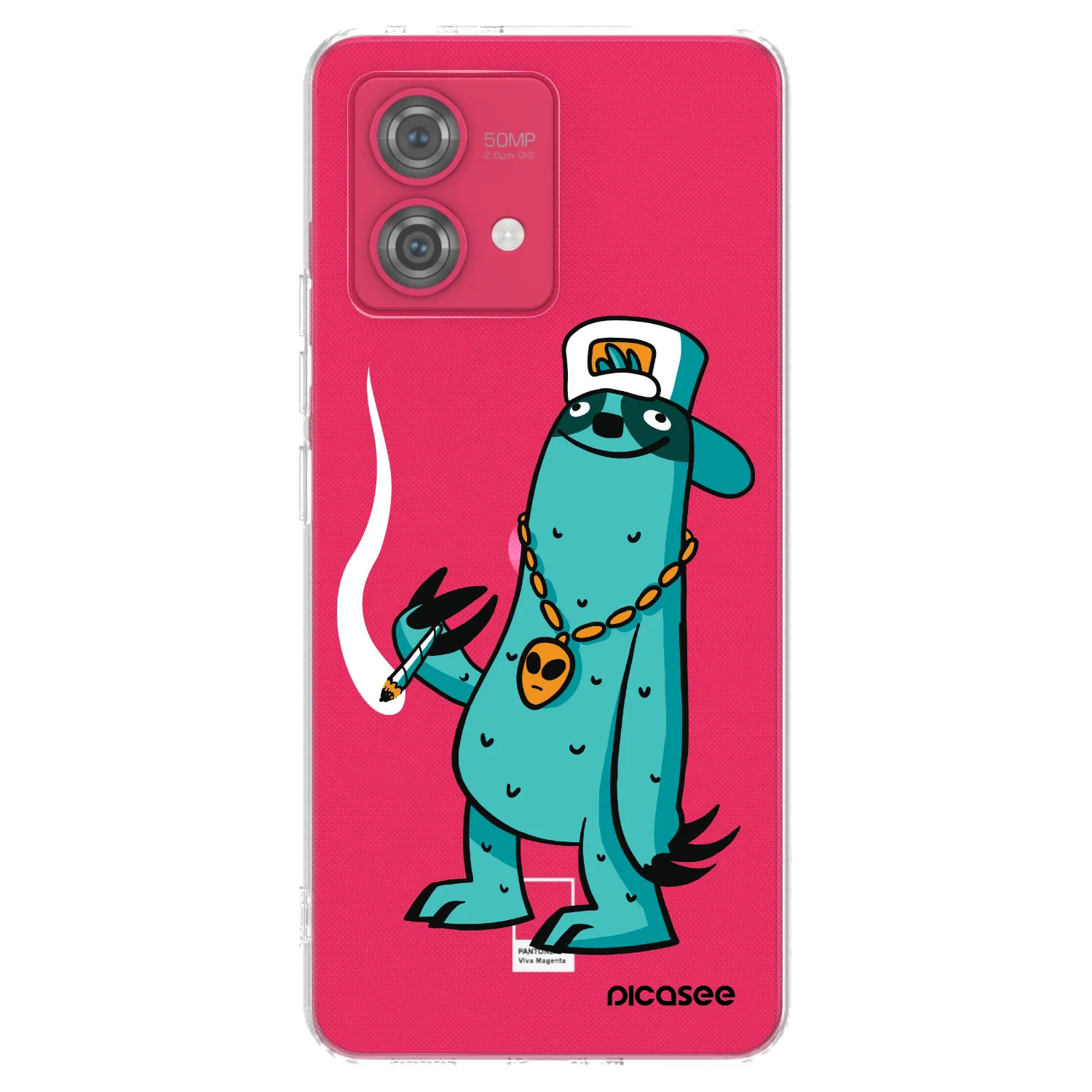 Picasee silikonový průhledný obal pro Motorola Moto G84 5G - Earth - Je mi fajn