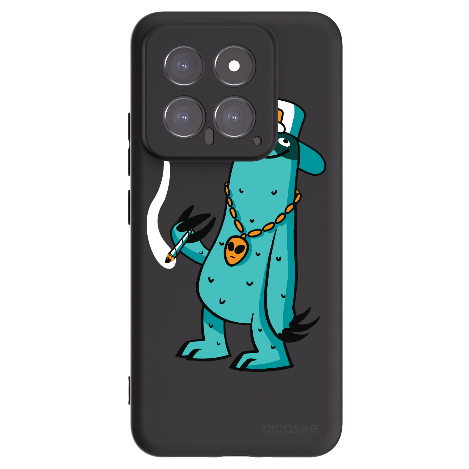 Picasee silikonový černý obal pro Xiaomi 14 - Earth - Je mi fajn