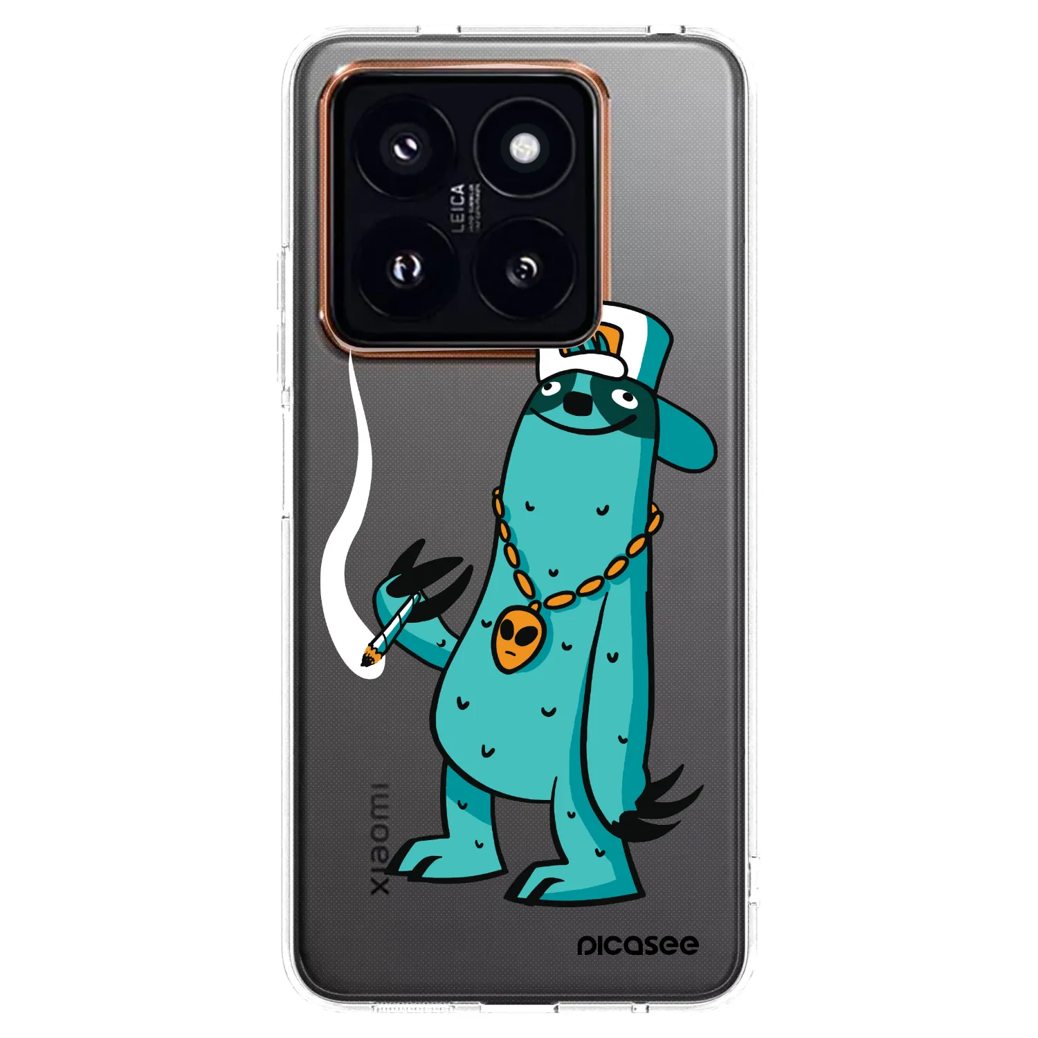 Picasee silikonový průhledný obal pro Xiaomi 14 Pro - Earth - Je mi fajn