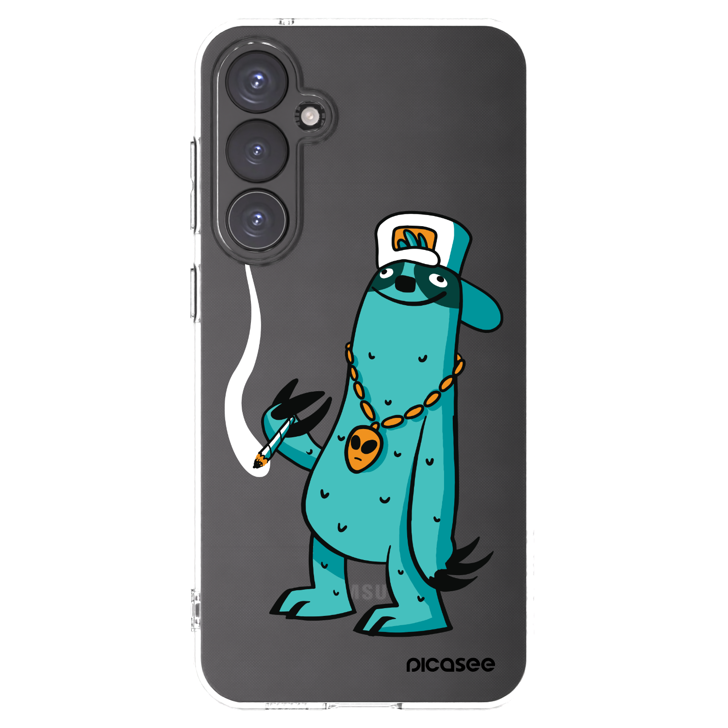 Picasee silikonový průhledný obal pro Samsung Galaxy S23 FE S711B - Earth - Je mi fajn