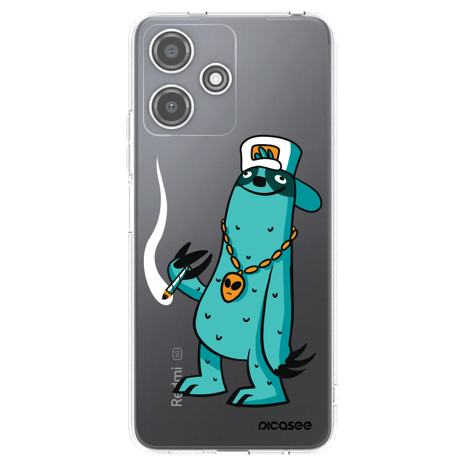 Picasee silikonový průhledný obal pro Xiaomi Redmi 12 5G - Earth - Je mi fajn
