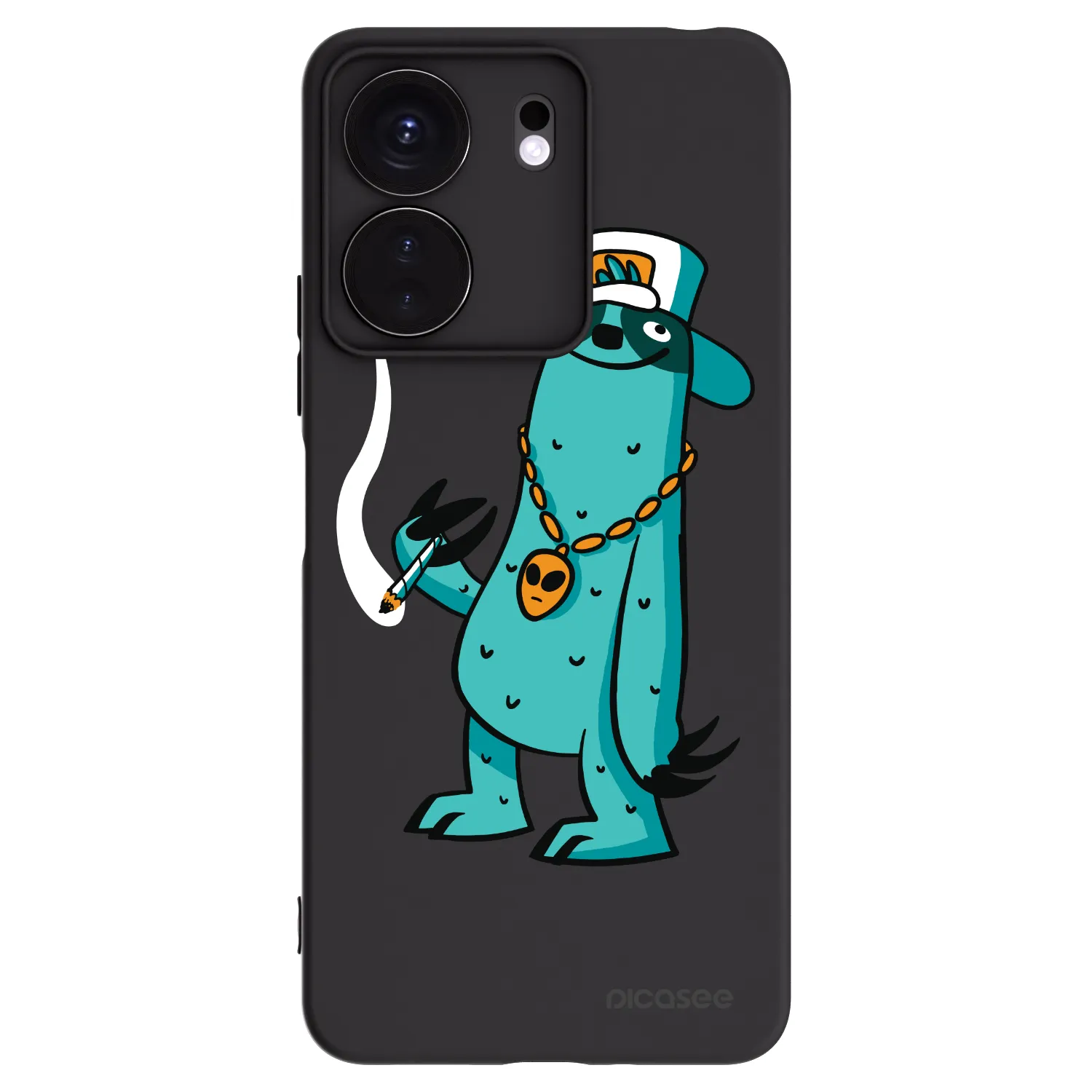 Picasee silikonový černý obal pro Xiaomi Redmi 13C 4G - Earth - Je mi fajn