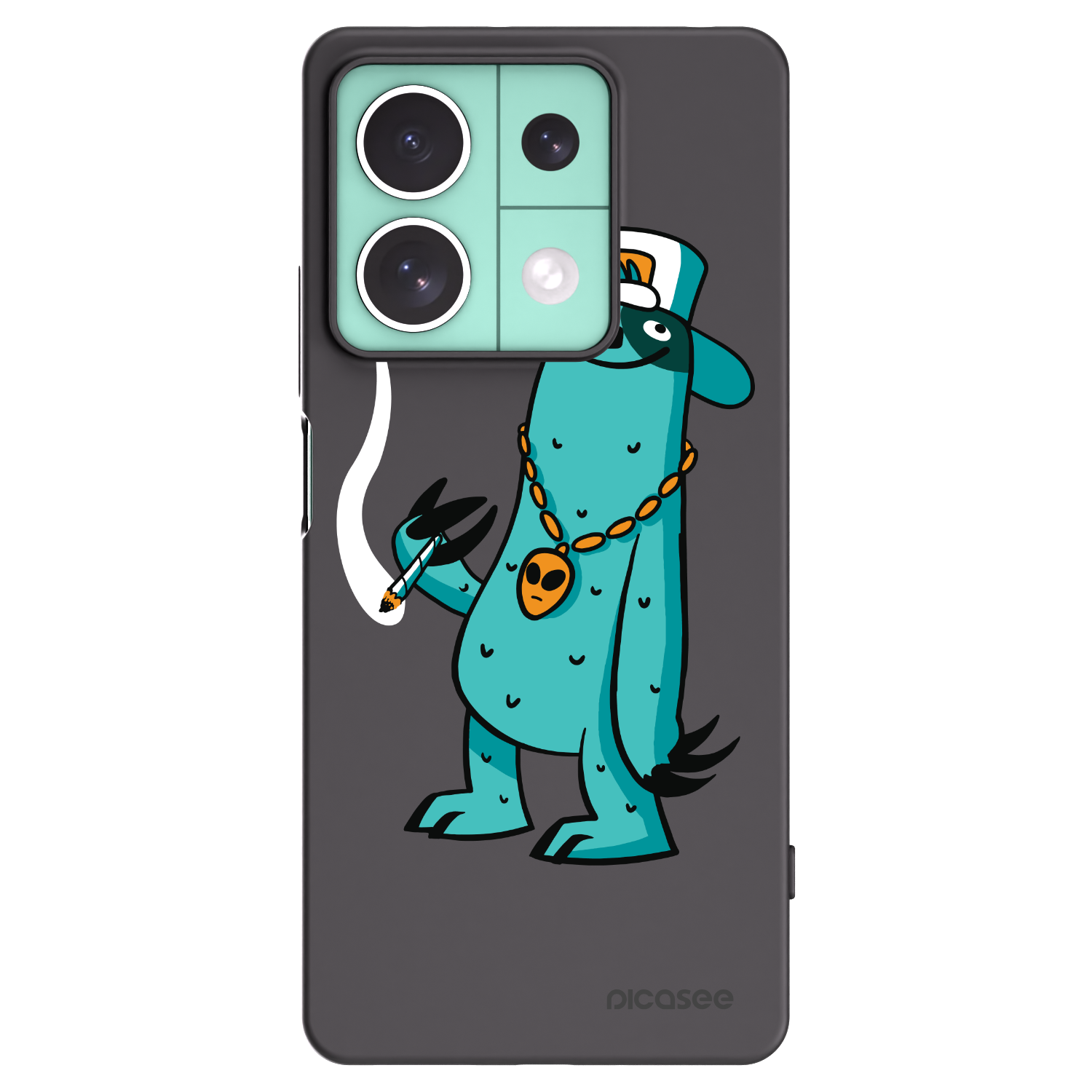 Picasee silikonový černý obal pro Xiaomi Redmi Note 13 5G - Earth - Je mi fajn