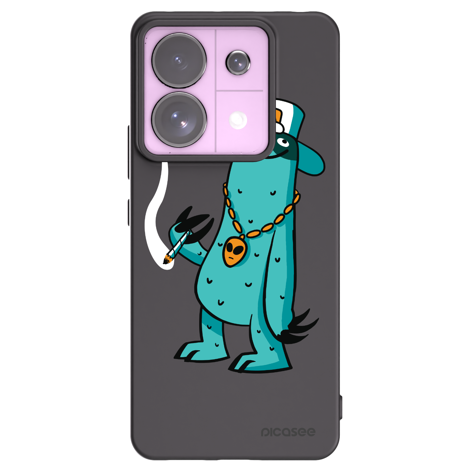 Picasee silikonový černý obal pro Xiaomi Redmi Note 13 Pro 5G - Earth - Je mi fajn