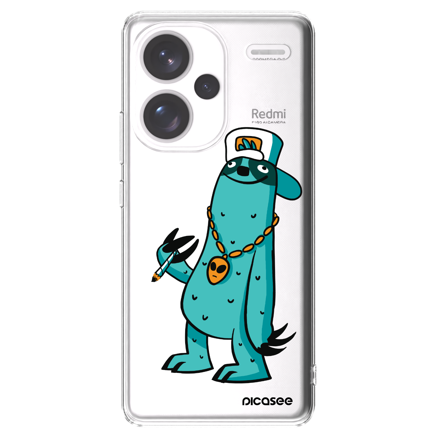 Picasee silikonový průhledný obal pro Xiaomi Redmi Note 13 Pro+ 5G - Earth - Je mi fajn