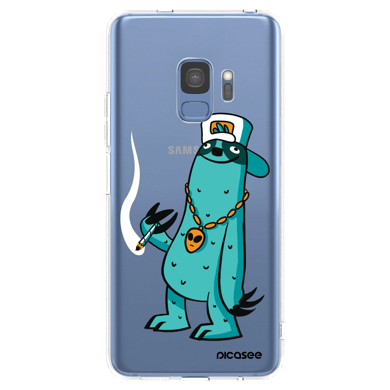 Picasee silikonový průhledný obal pro Samsung Galaxy S9 G960F - Earth - Je mi fajn