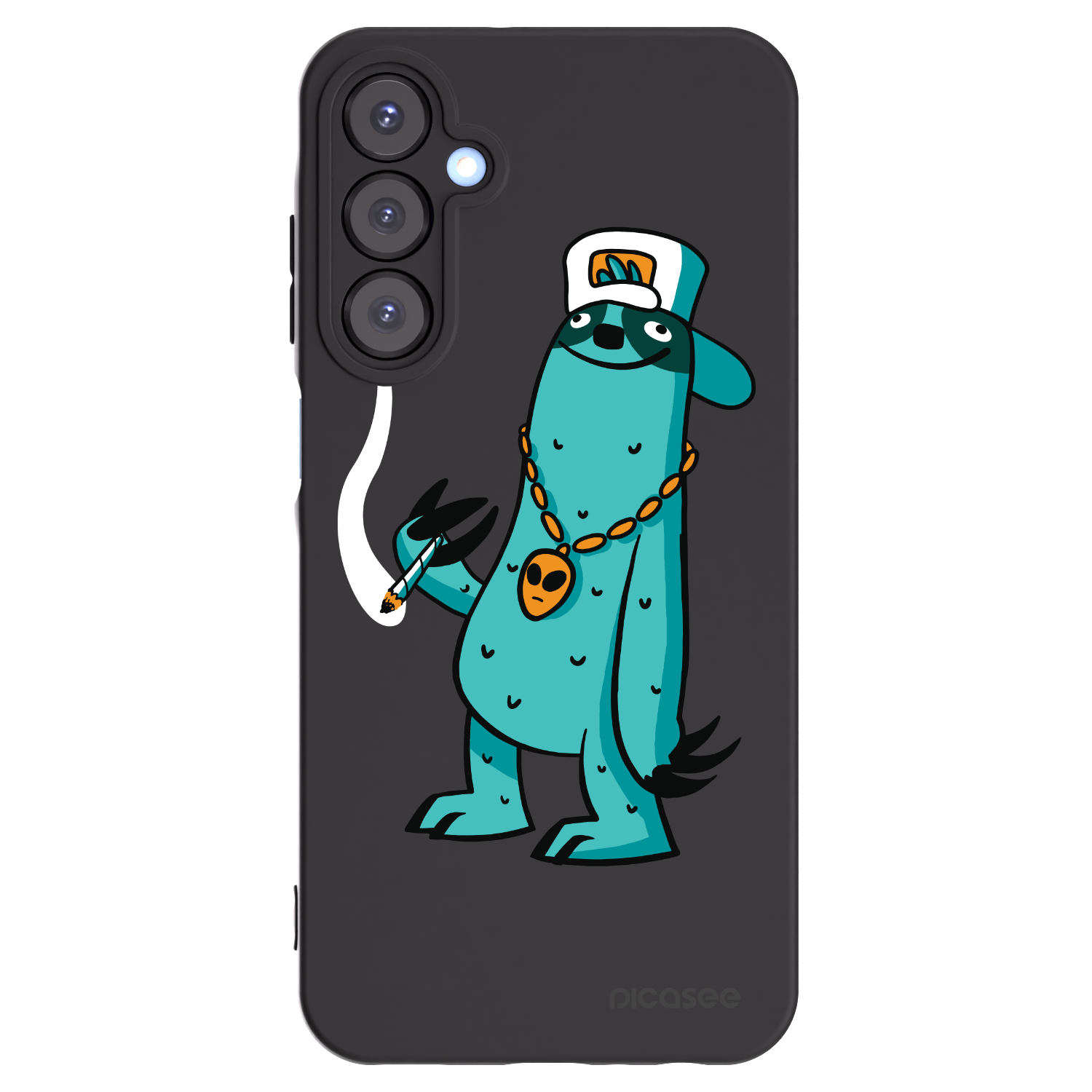 Picasee silikonový černý obal pro Samsung Galaxy A25 A256B 5G - Earth - Je mi fajn