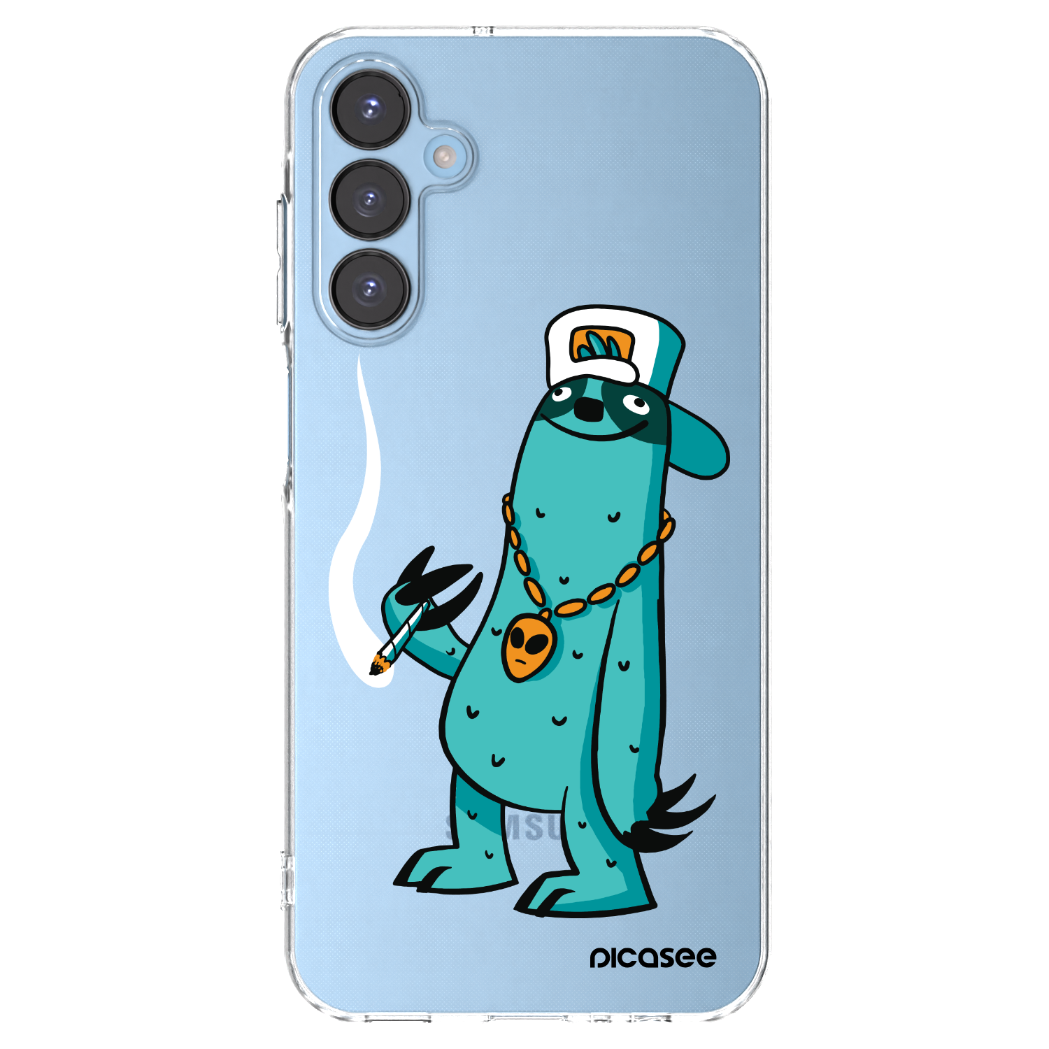 Picasee silikonový průhledný obal pro Samsung Galaxy A15 A156B 5G - Earth - Je mi fajn
