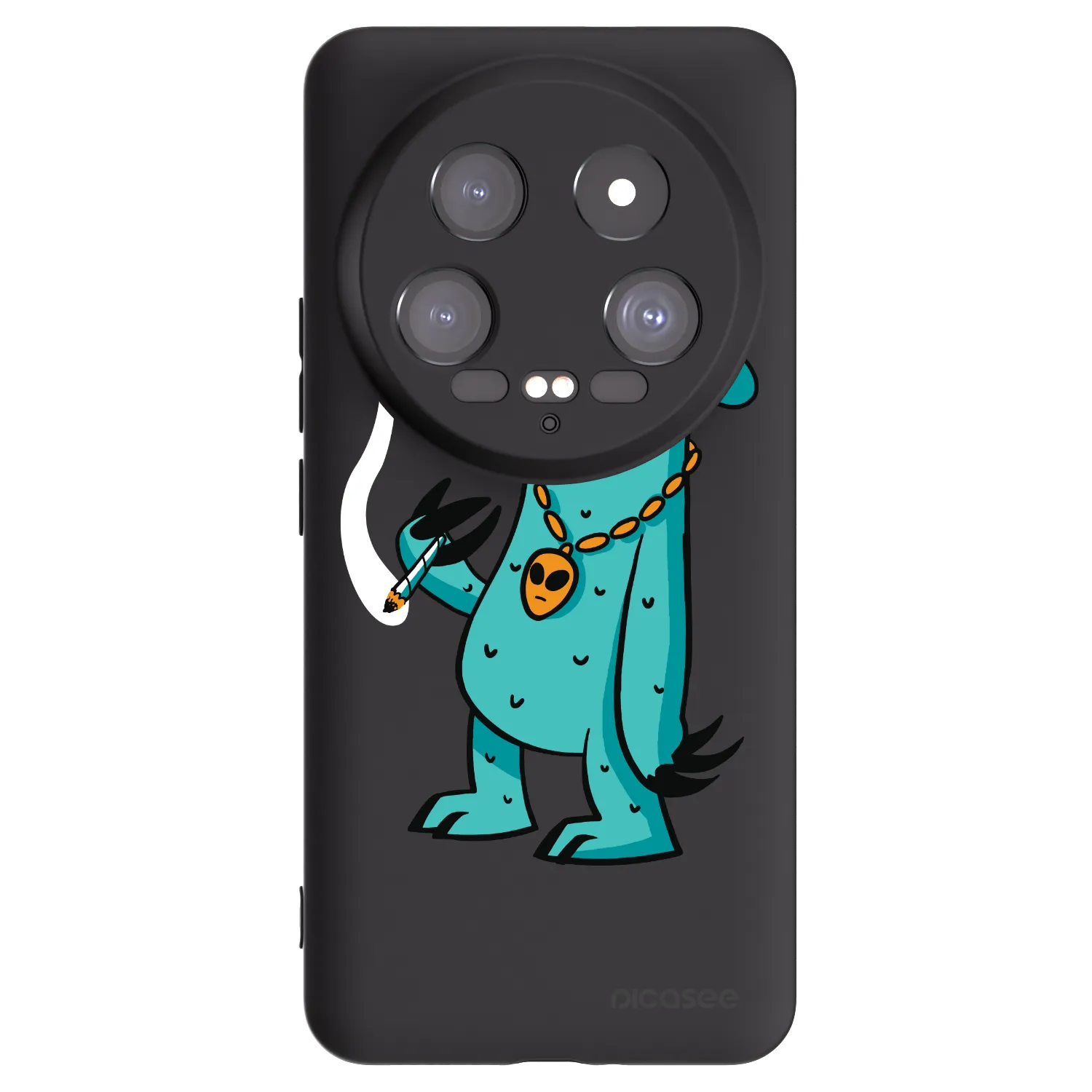 Picasee silikonový černý obal pro Xiaomi 14 Ultra - Earth - Je mi fajn