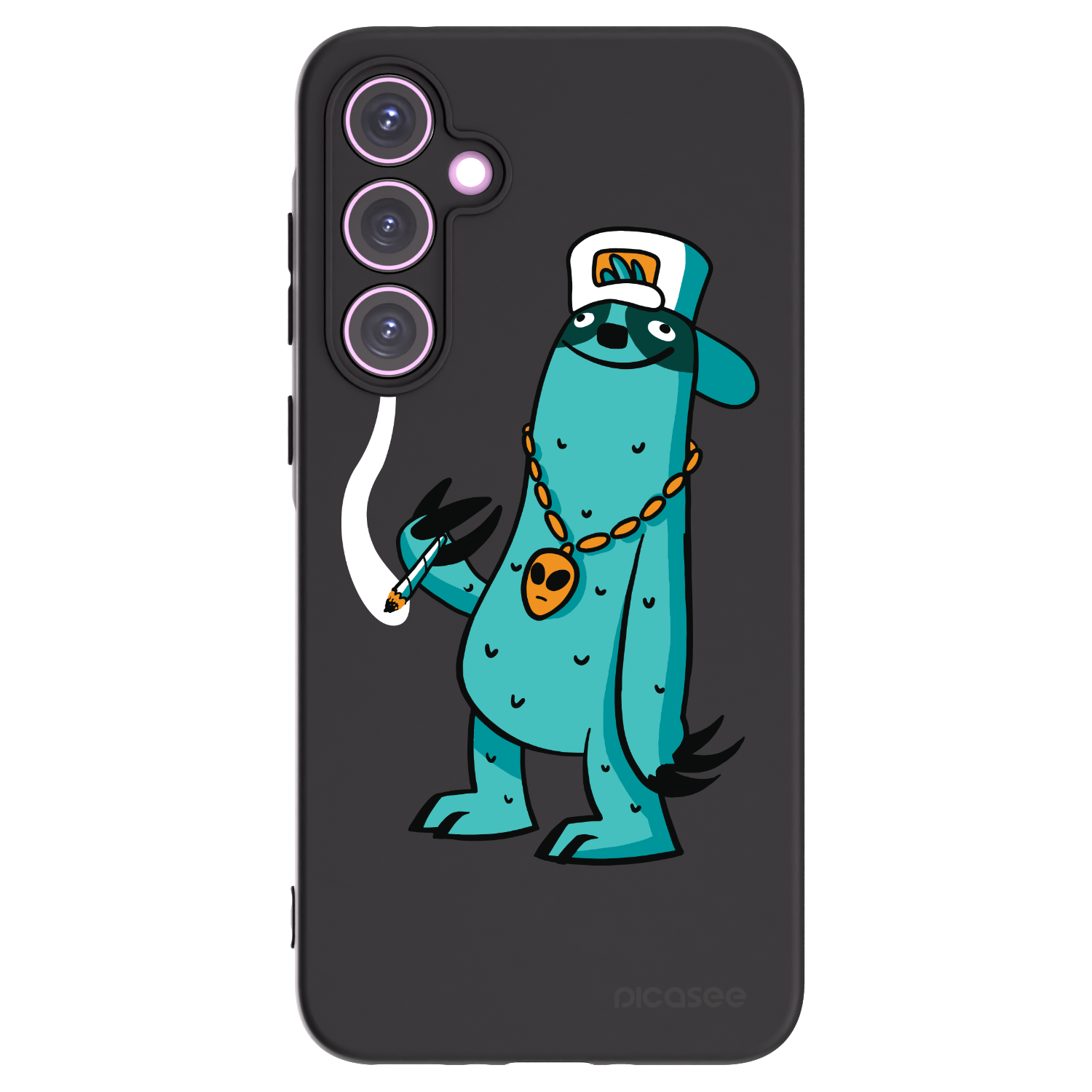 Picasee silikonový černý obal pro Samsung Galaxy A35 5G A356B - Earth - Je mi fajn