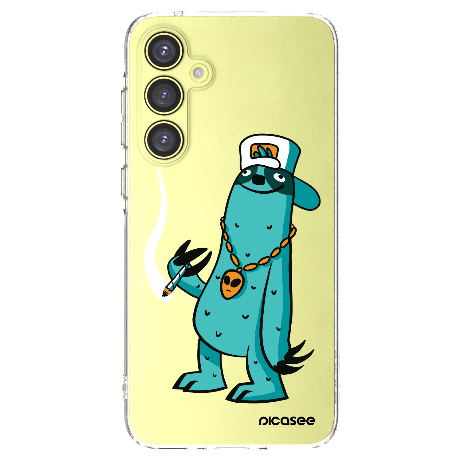 Picasee silikonový průhledný obal pro Samsung Galaxy A35 5G A356B - Earth - Je mi fajn