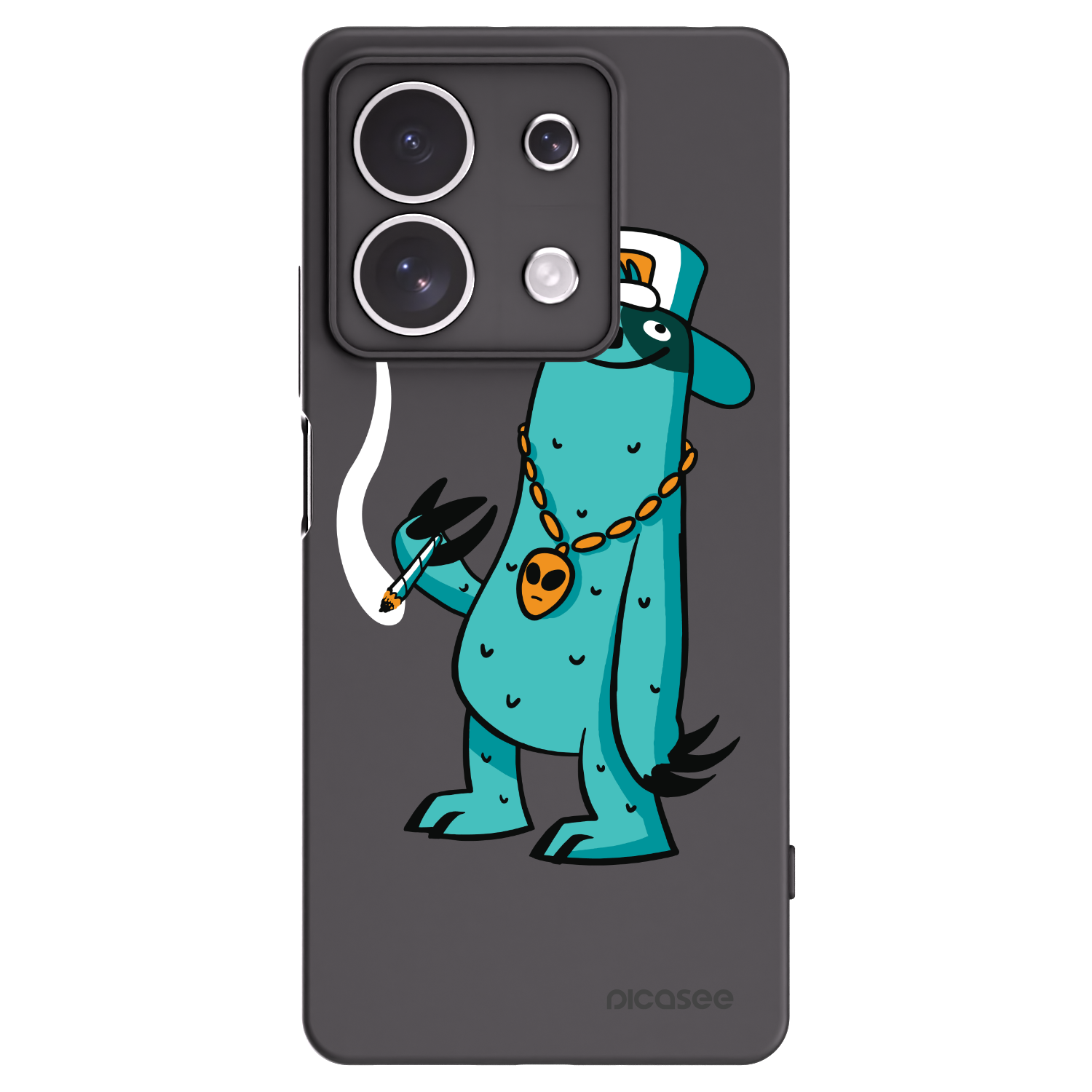 Picasee silikonový černý obal pro Xiaomi Redmi Note 13 4G - Earth - Je mi fajn