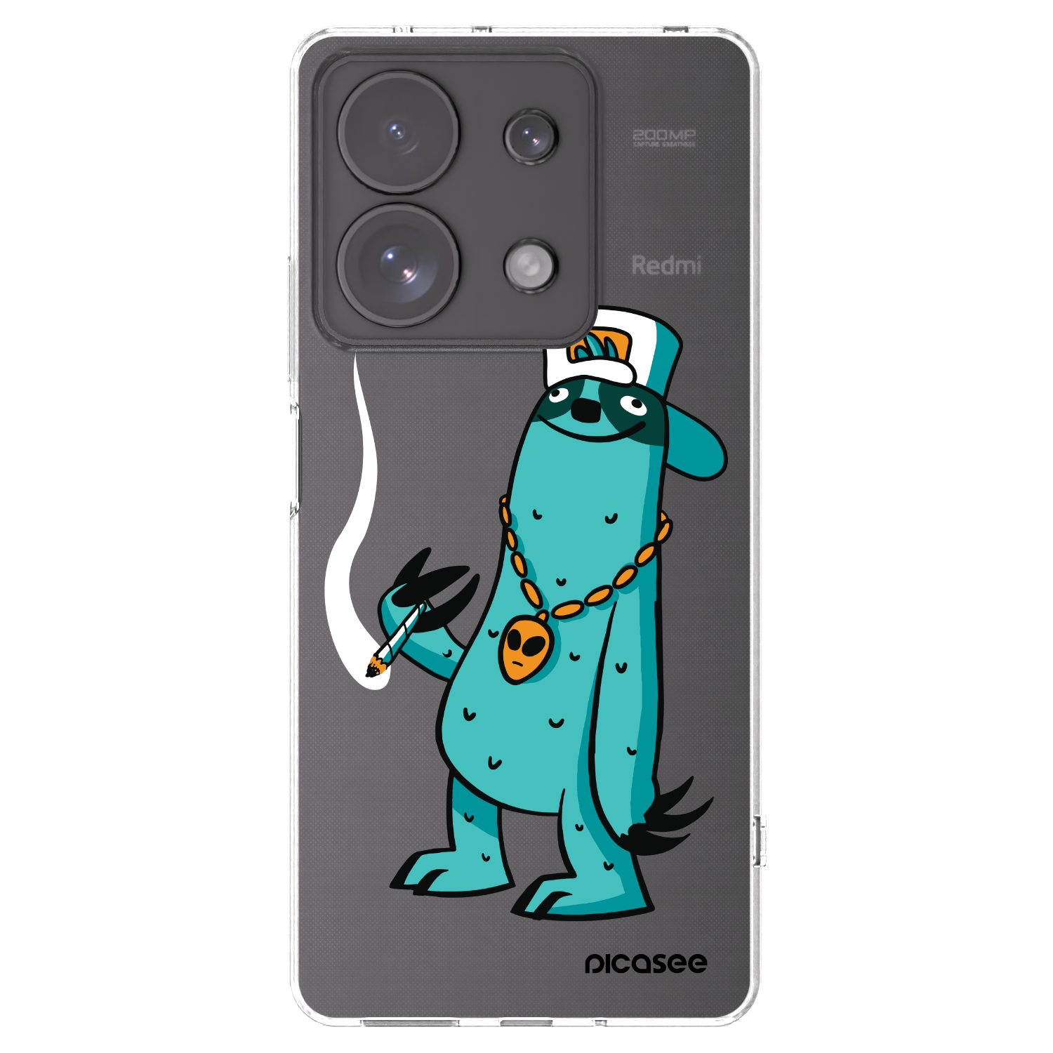 Picasee silikonový průhledný obal pro Xiaomi Redmi Note 13 Pro 4G - Earth - Je mi fajn