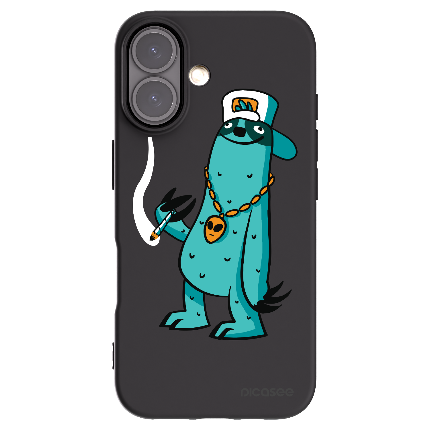 Picasee silikonový černý obal pro Apple iPhone 16 - Earth - Je mi fajn