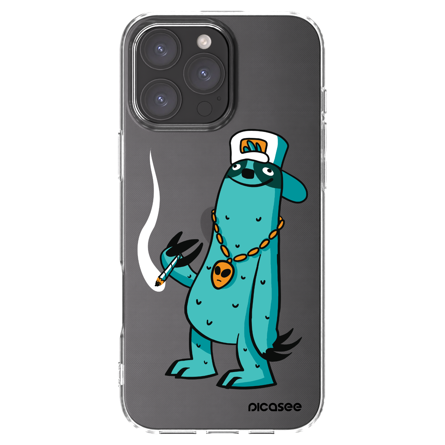 Picasee silikonový průhledný obal pro Apple iPhone 16 Pro Max - Earth - Je mi fajn