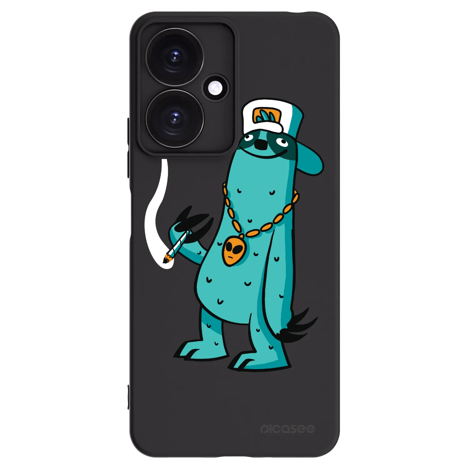 Picasee silikonový černý obal pro Xiaomi Redmi 13C 5G - Earth - Je mi fajn