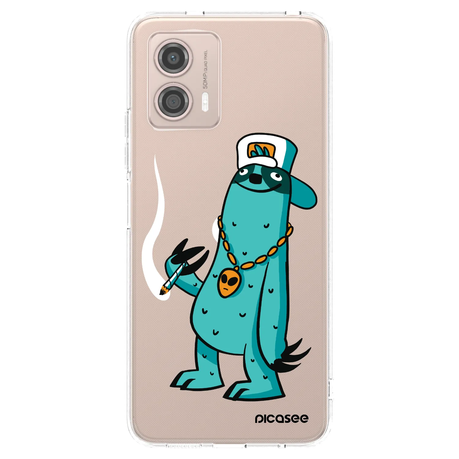 Picasee silikonový průhledný obal pro Motorola Moto G53 5G - Earth - Je mi fajn