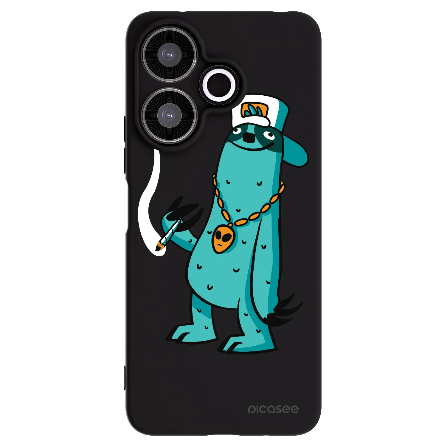 Picasee silikonový černý obal pro Xiaomi Redmi 13 4G - Earth - Je mi fajn