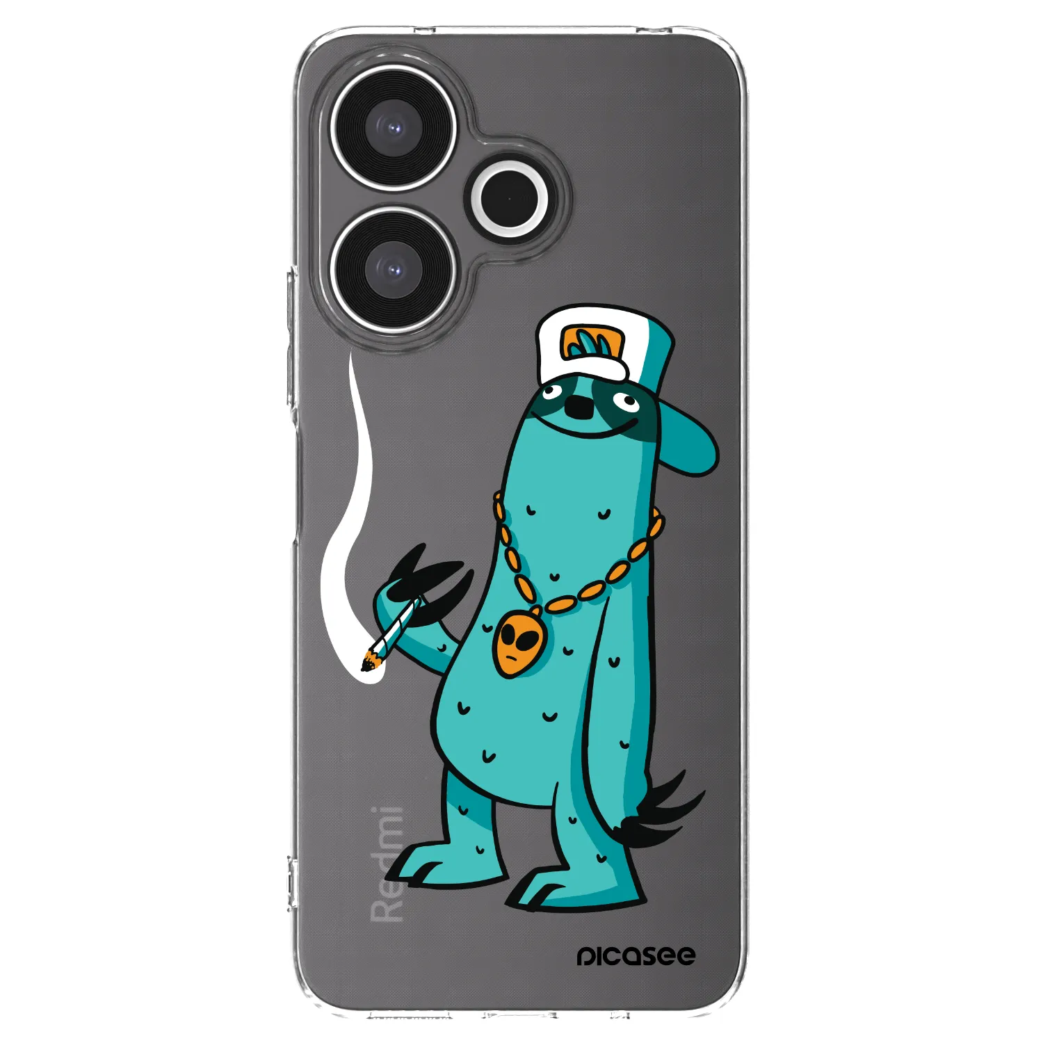 Picasee silikonový průhledný obal pro Xiaomi Redmi 13 4G - Earth - Je mi fajn