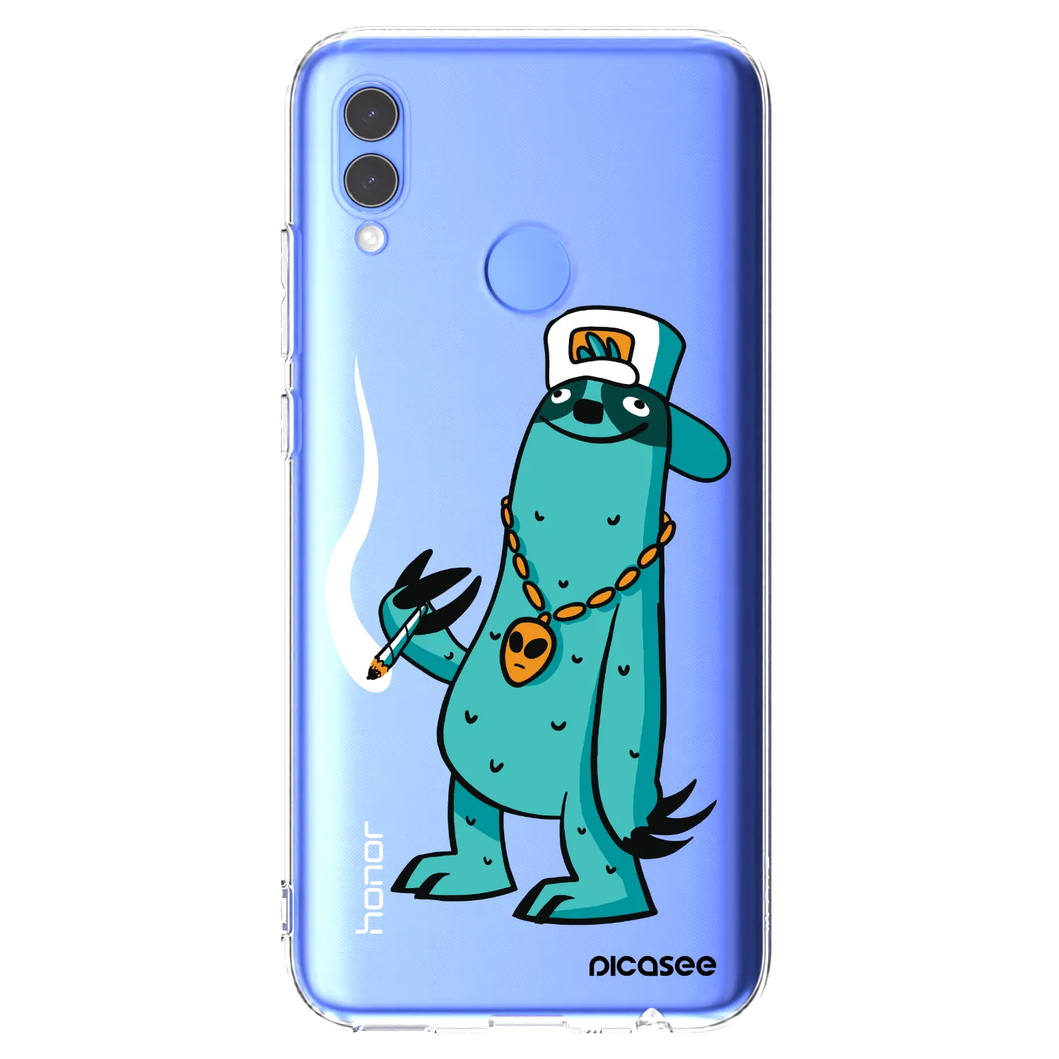 Picasee silikonový průhledný obal pro Honor 10 Lite - Earth - Je mi fajn