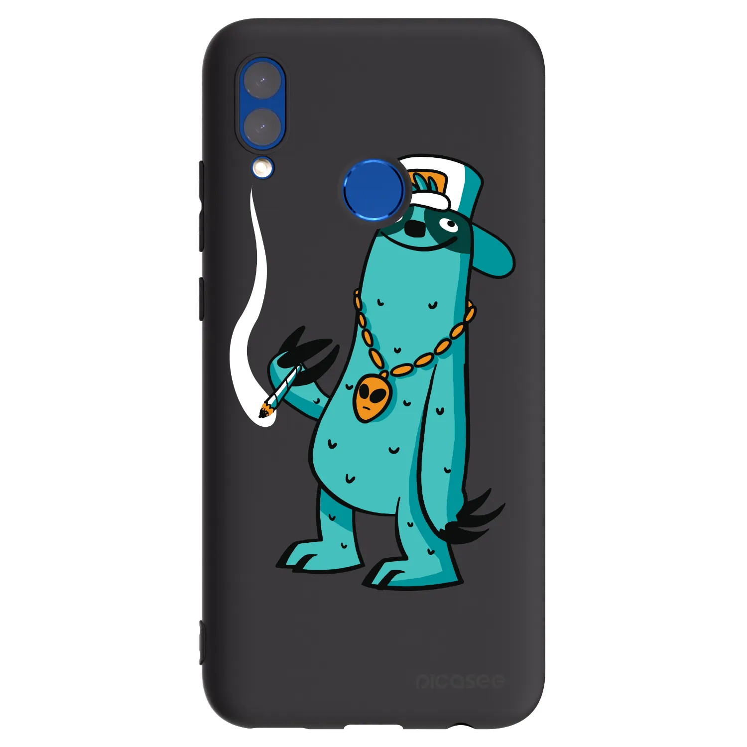 Picasee silikonový černý obal pro Honor 10 Lite - Earth - Je mi fajn