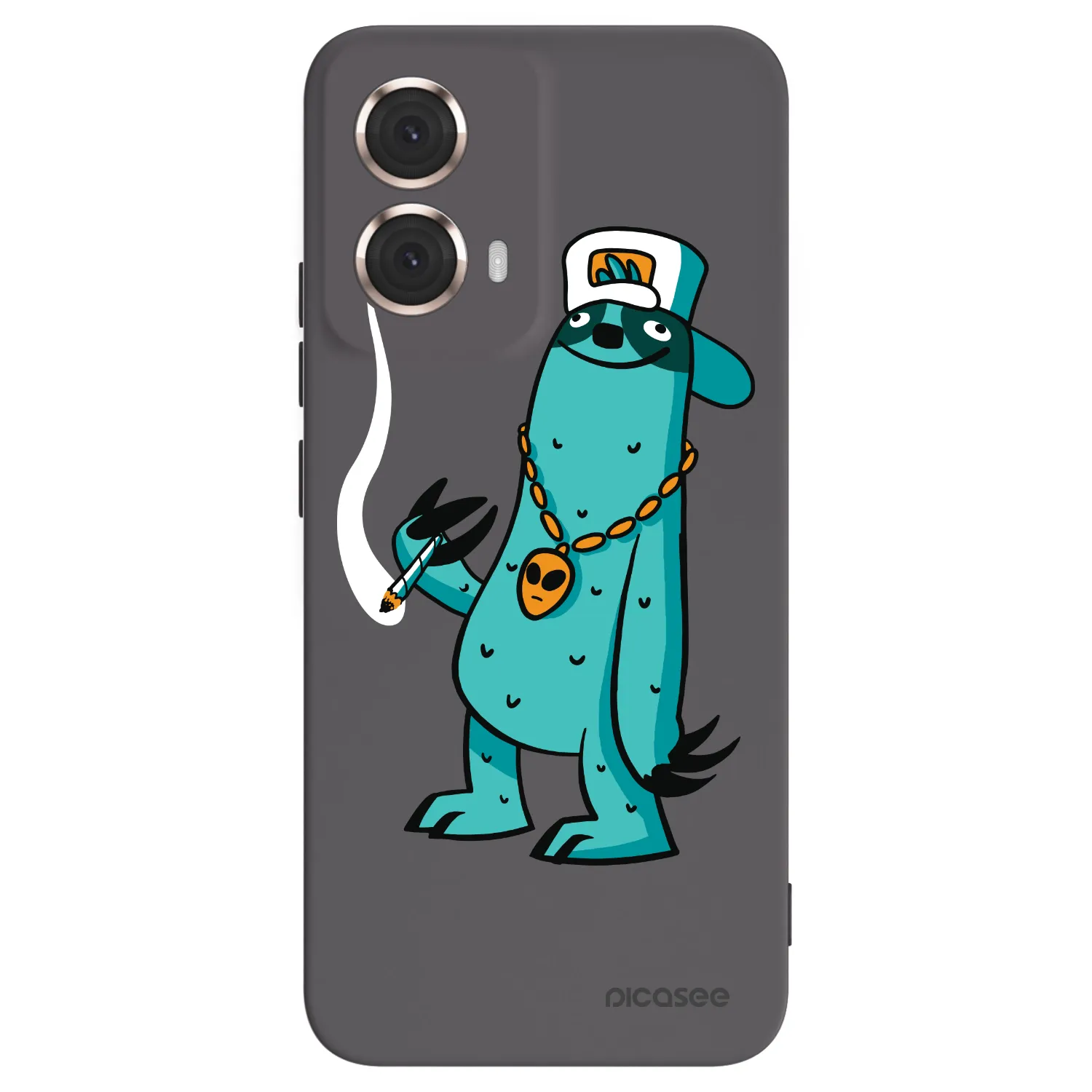 Picasee silikonový černý obal pro Motorola Moto G85 - Earth - Je mi fajn