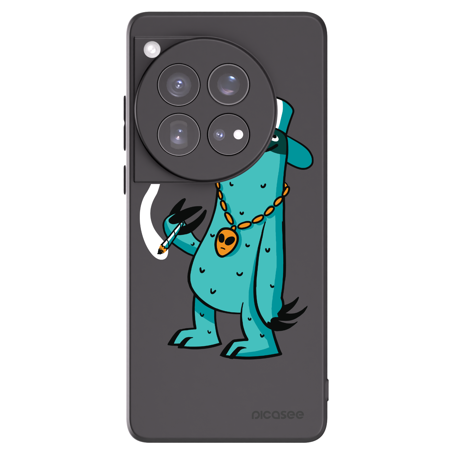 Picasee silikonový černý obal pro OnePlus 12 5G - Earth - Je mi fajn