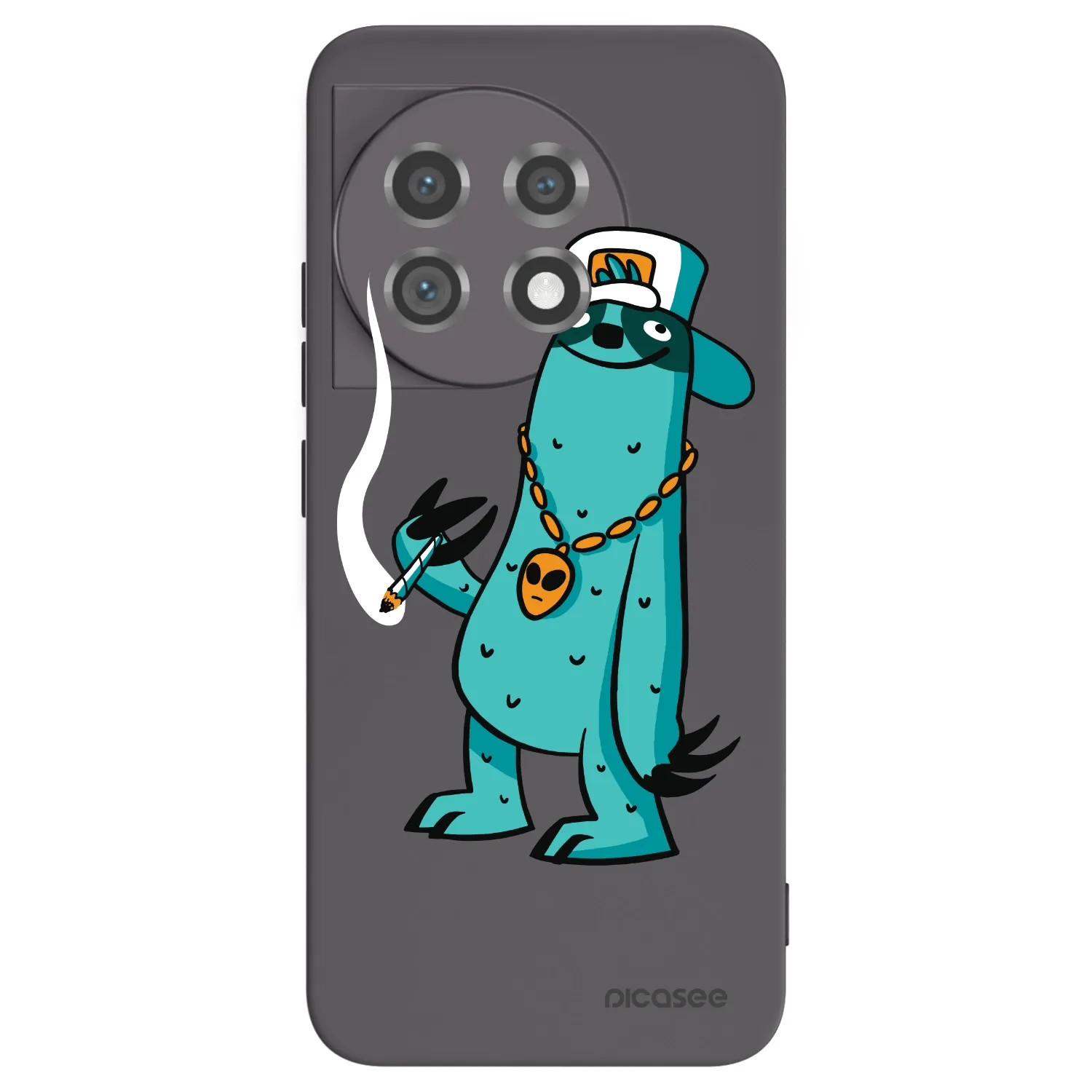 Picasee silikonový černý obal pro OnePlus 11 5G - Earth - Je mi fajn