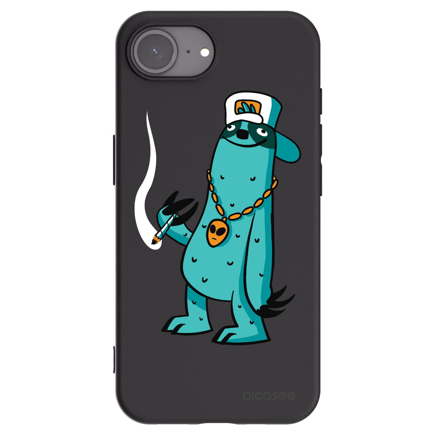 Picasee silikonový černý obal pro Apple iPhone 16e - Earth - Je mi fajn