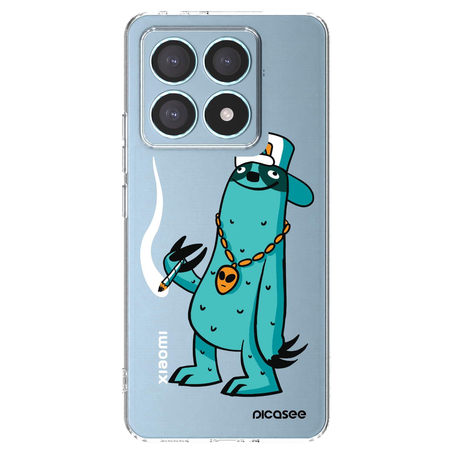 Picasee silikonový průhledný obal pro Xiaomi 14T Pro - Earth - Je mi fajn