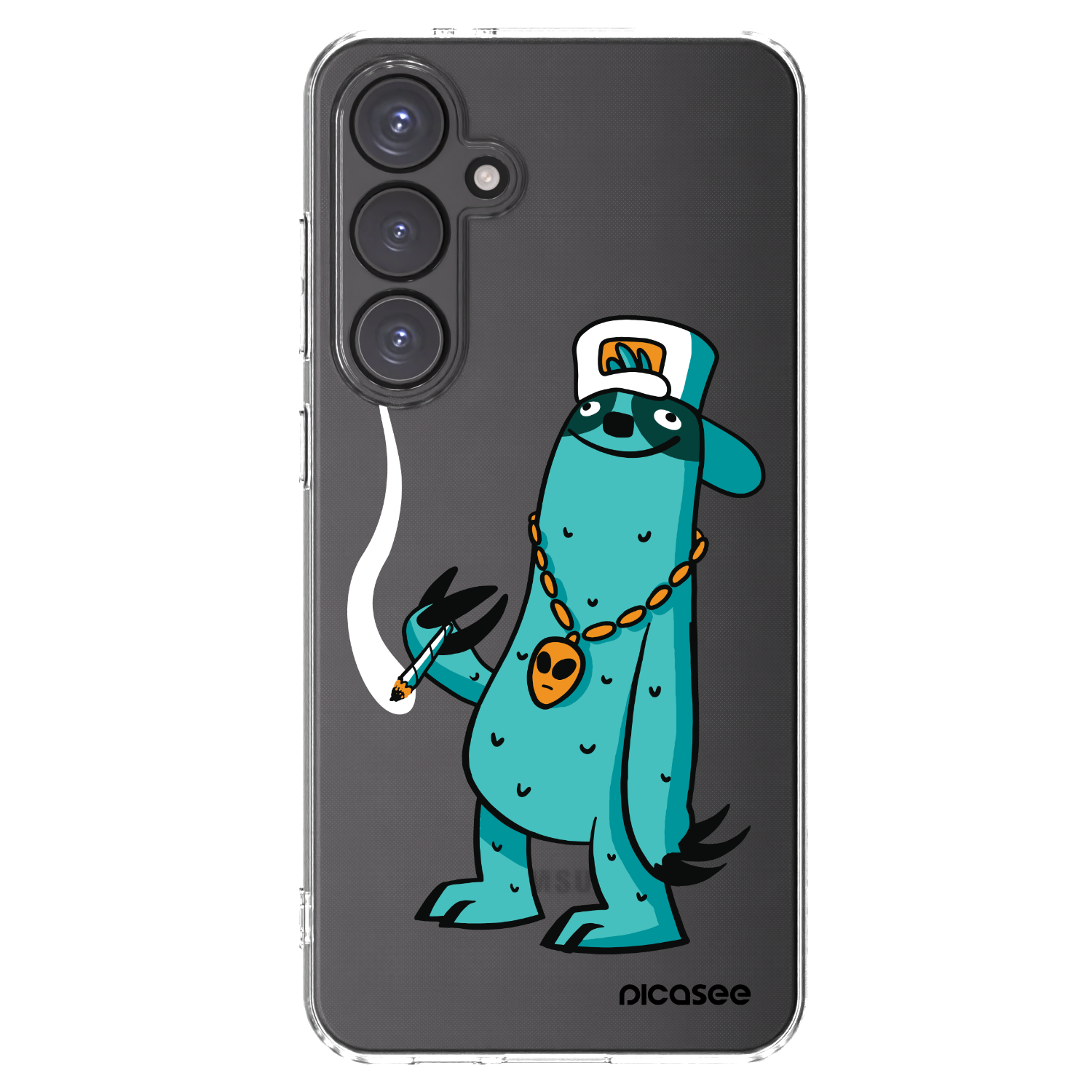 Picasee silikonový průhledný obal pro Samsung Galaxy S24 FE S721B - Earth - Je mi fajn