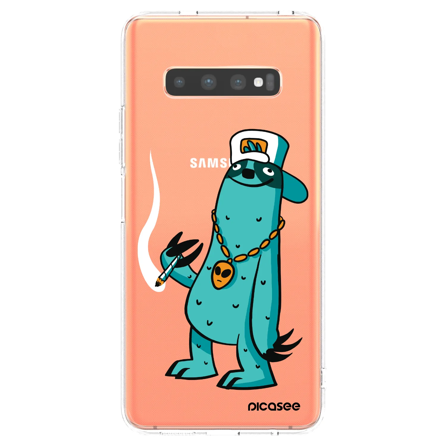 Picasee silikonový průhledný obal pro Samsung Galaxy S10 Plus G975 - Earth - Je mi fajn