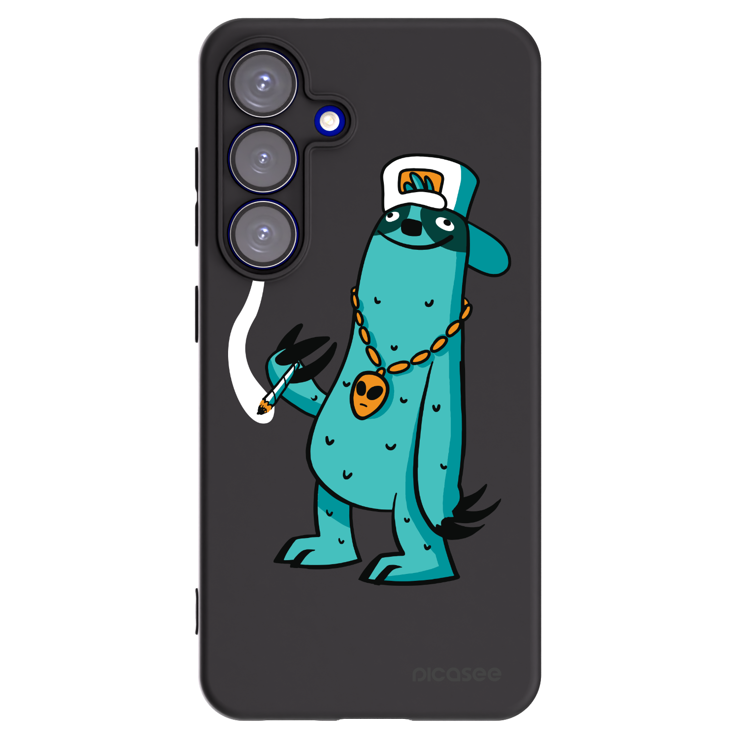 Picasee silikonový černý obal pro Samsung Galaxy S25 5G - Earth - Je mi fajn