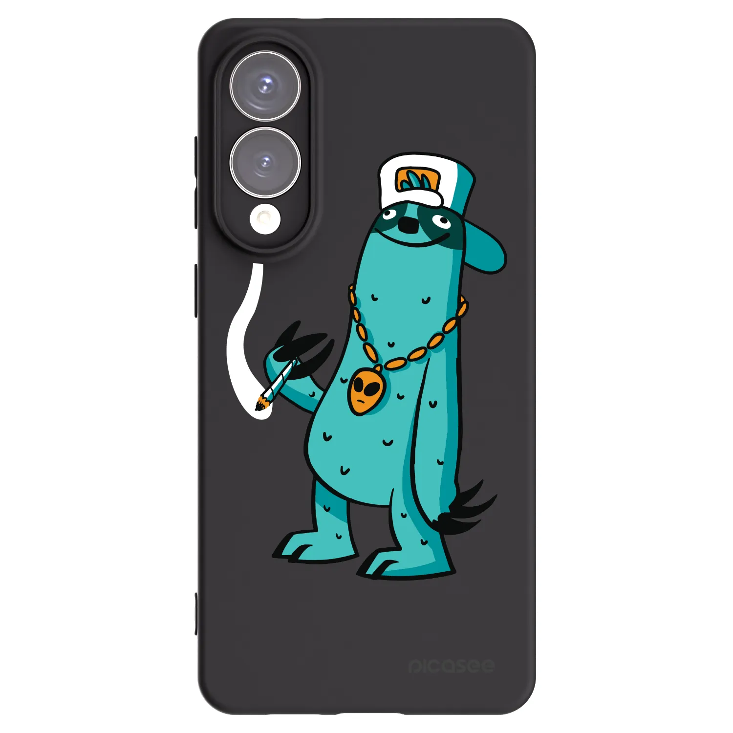 Picasee silikonový černý obal pro Samsung Galaxy S25 Edge 5G - Earth - Je mi fajn