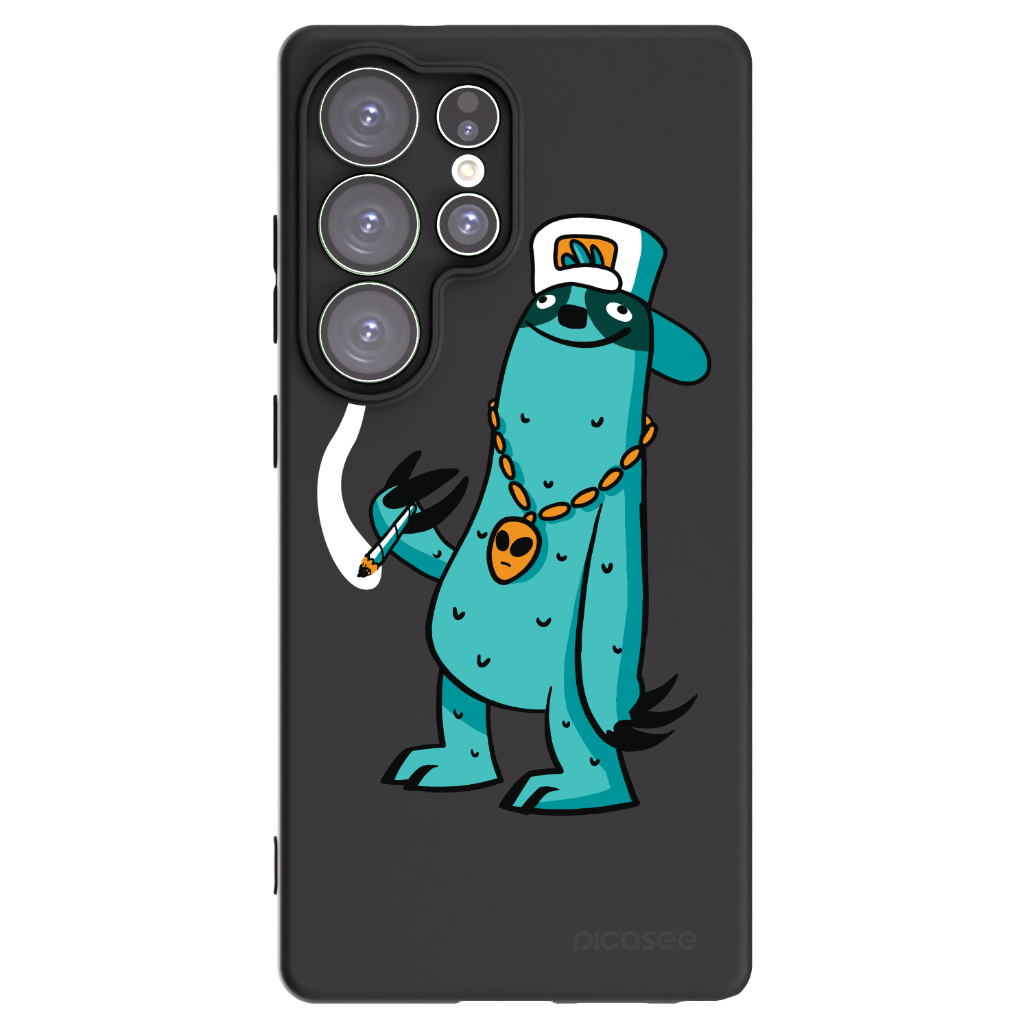 Picasee silikonový černý obal pro Samsung Galaxy S25 Ultra 5G - Earth - Je mi fajn